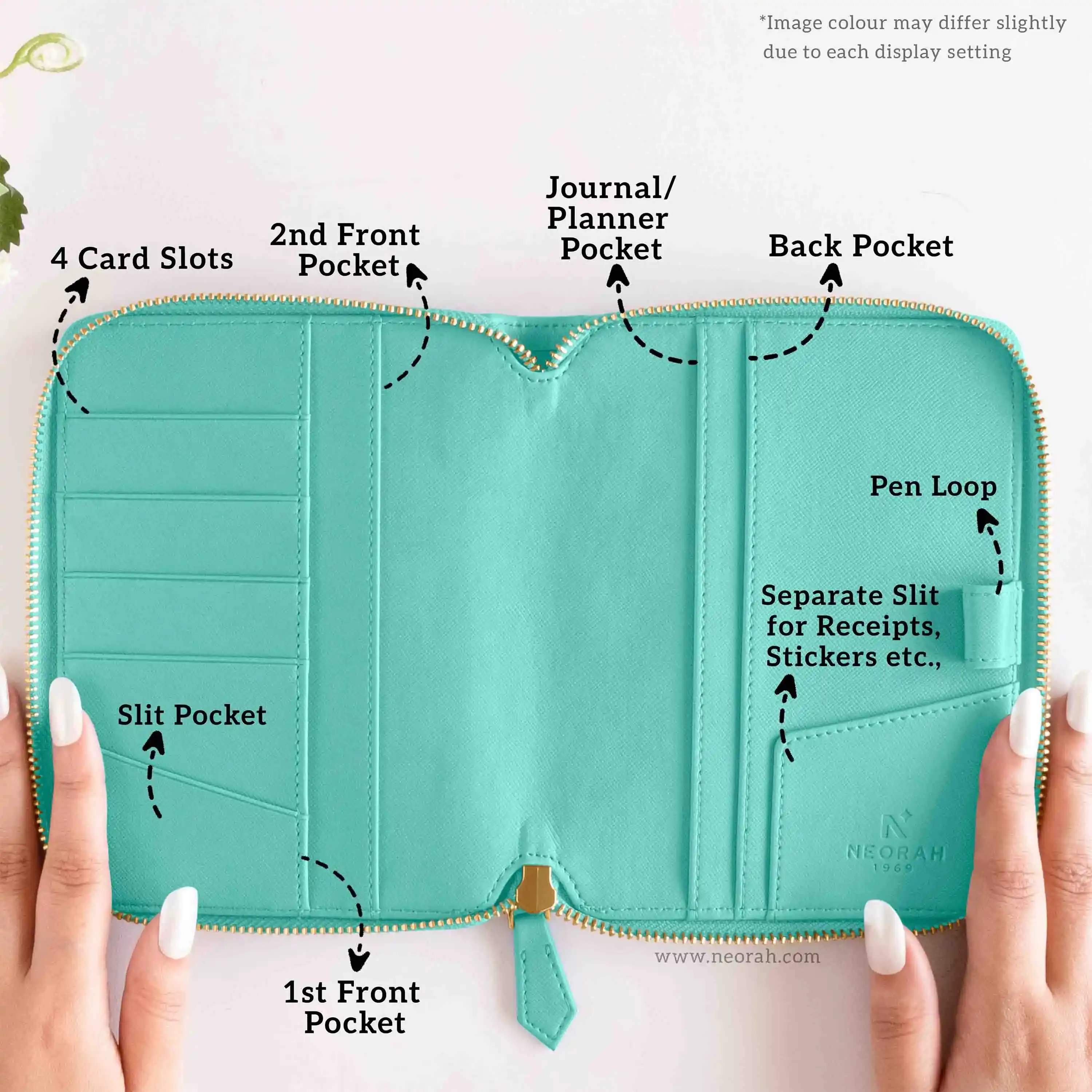 A6 - REFILLABLE QUILTED ORGANISER SLEEVE - ZIP - Image 158