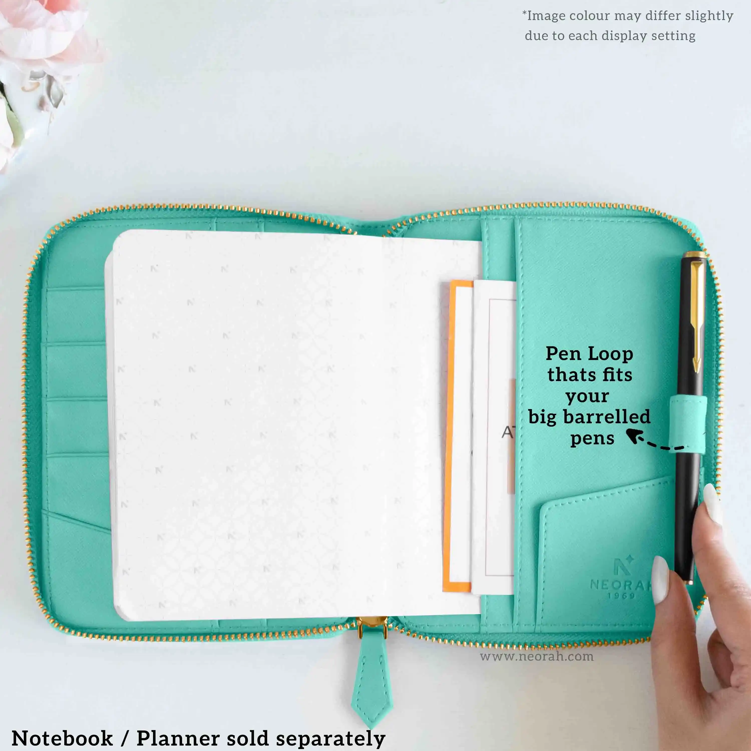 A6 - REFILLABLE QUILTED ORGANISER SLEEVE - ZIP - Image 169