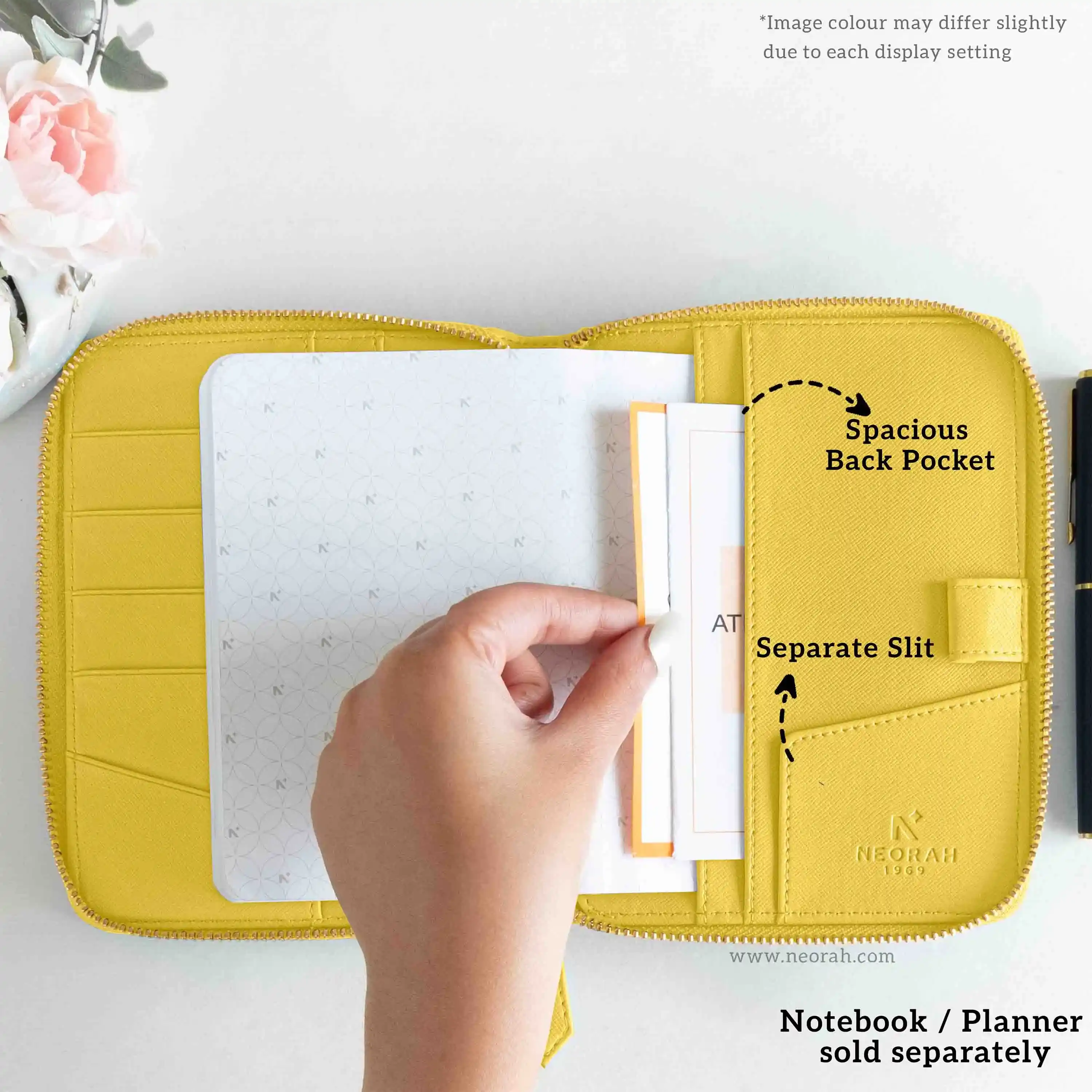 A6 - REFILLABLE QUILTED ORGANISER SLEEVE - ZIP - Image 176