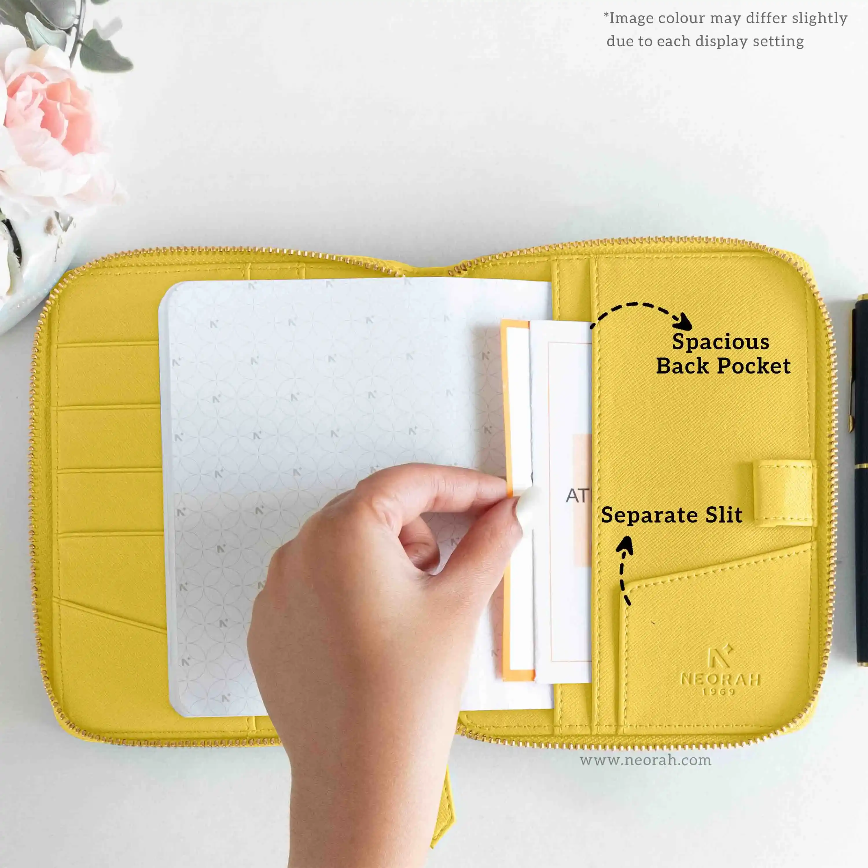 A6 - REFILLABLE QUILTED ORGANISER SLEEVE - ZIP - Image 181
