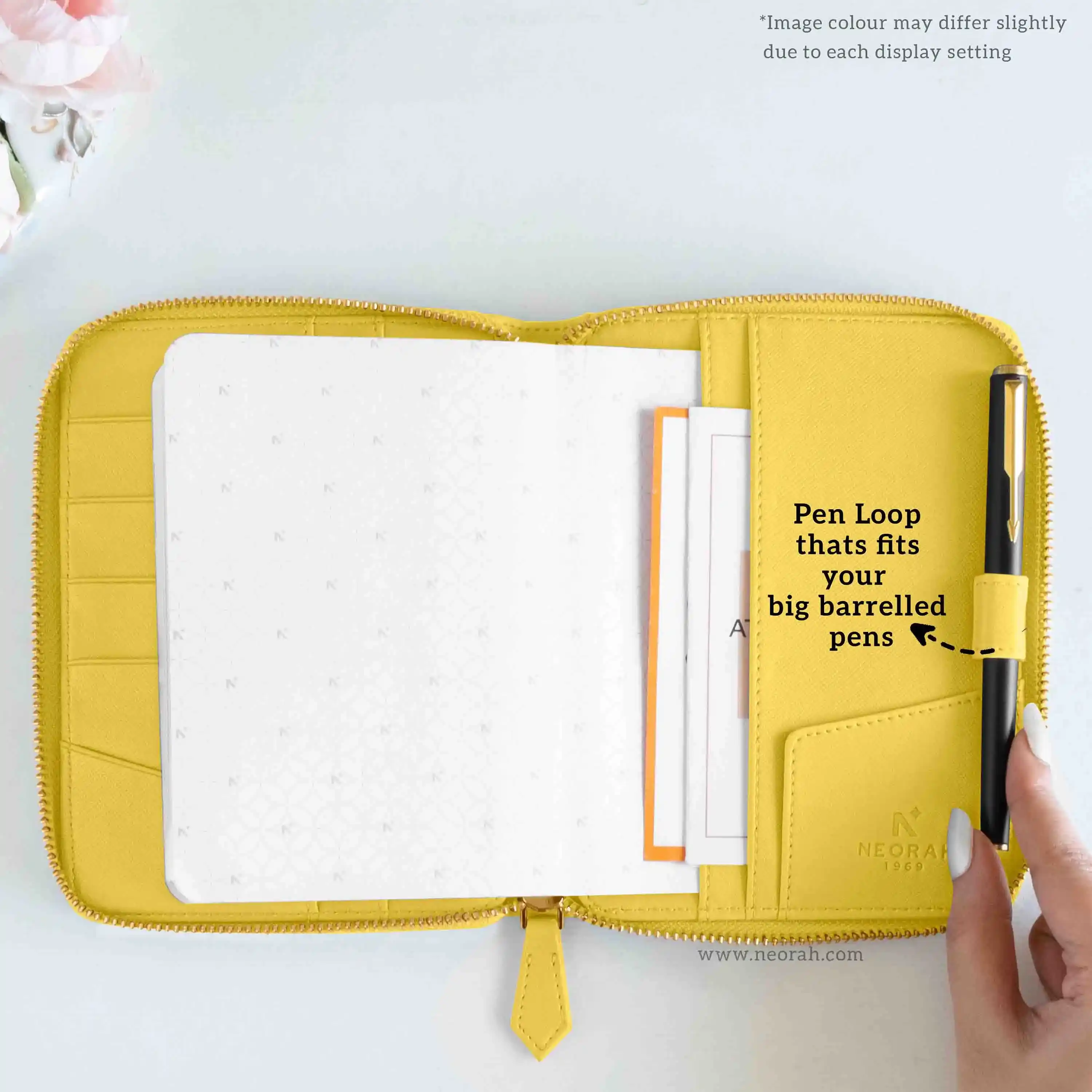A6 - REFILLABLE QUILTED ORGANISER SLEEVE - ZIP - Image 182