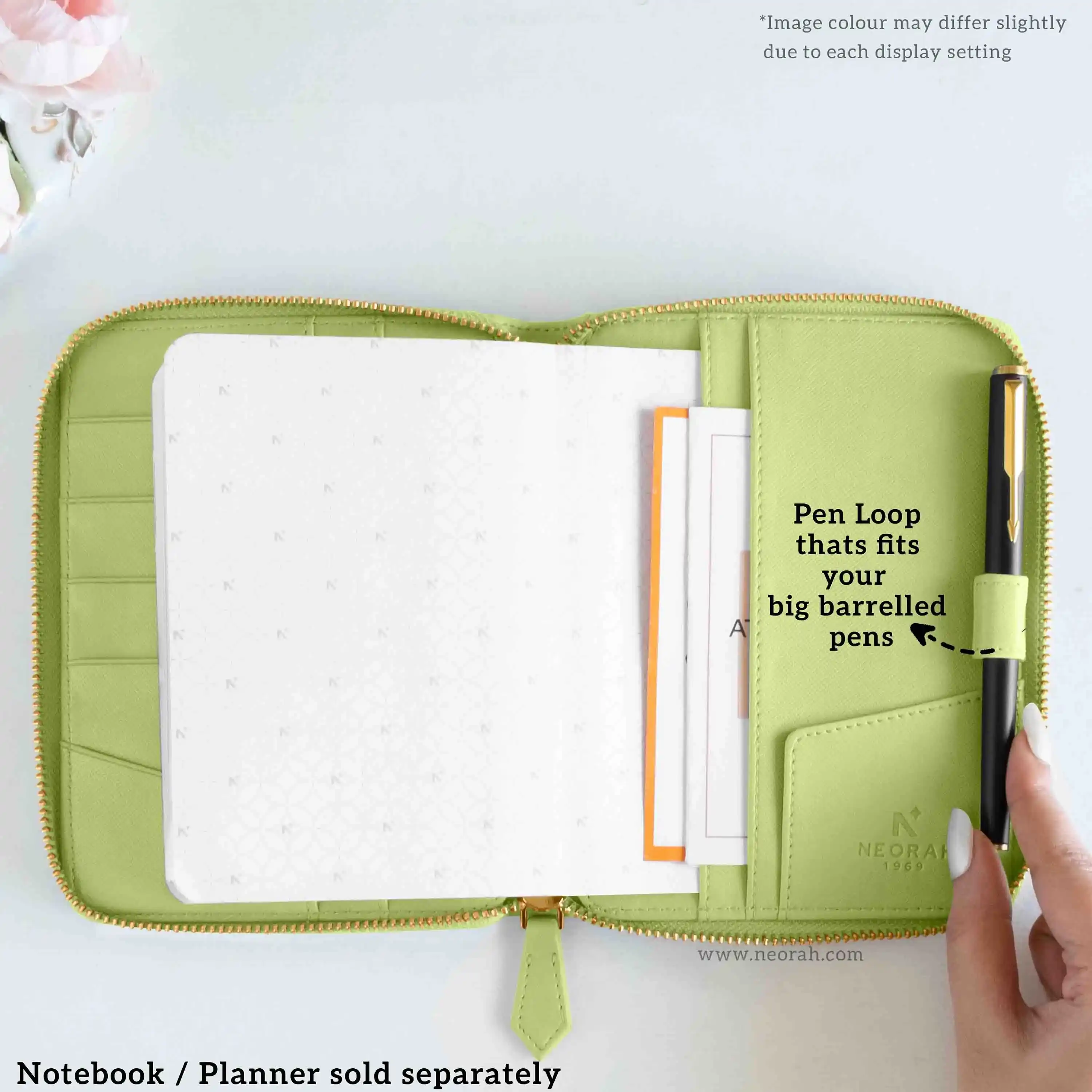A6 - REFILLABLE QUILTED ORGANISER SLEEVE - ZIP - Image 20