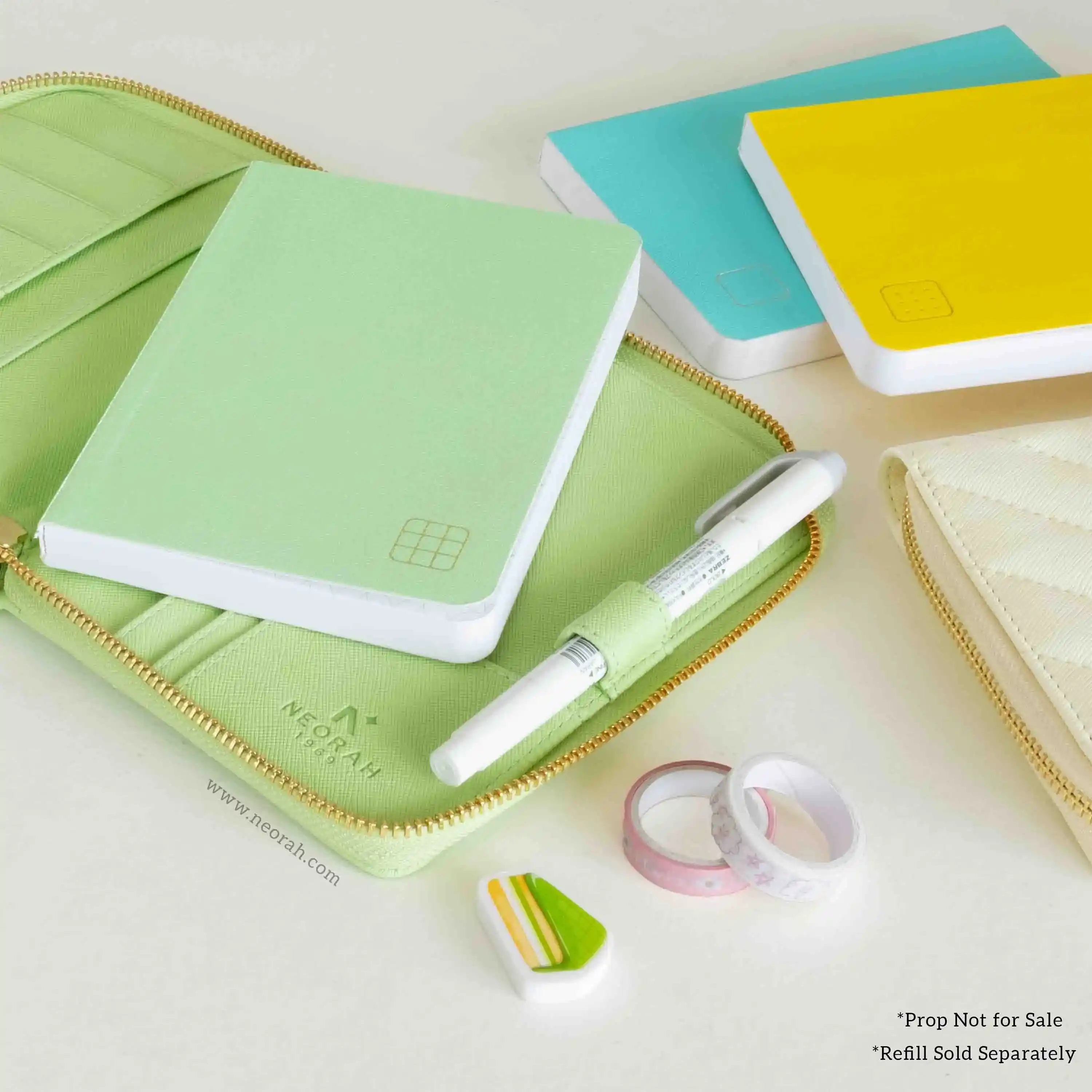 A6 - REFILLABLE QUILTED ORGANISER SLEEVE - ZIP - Image 29