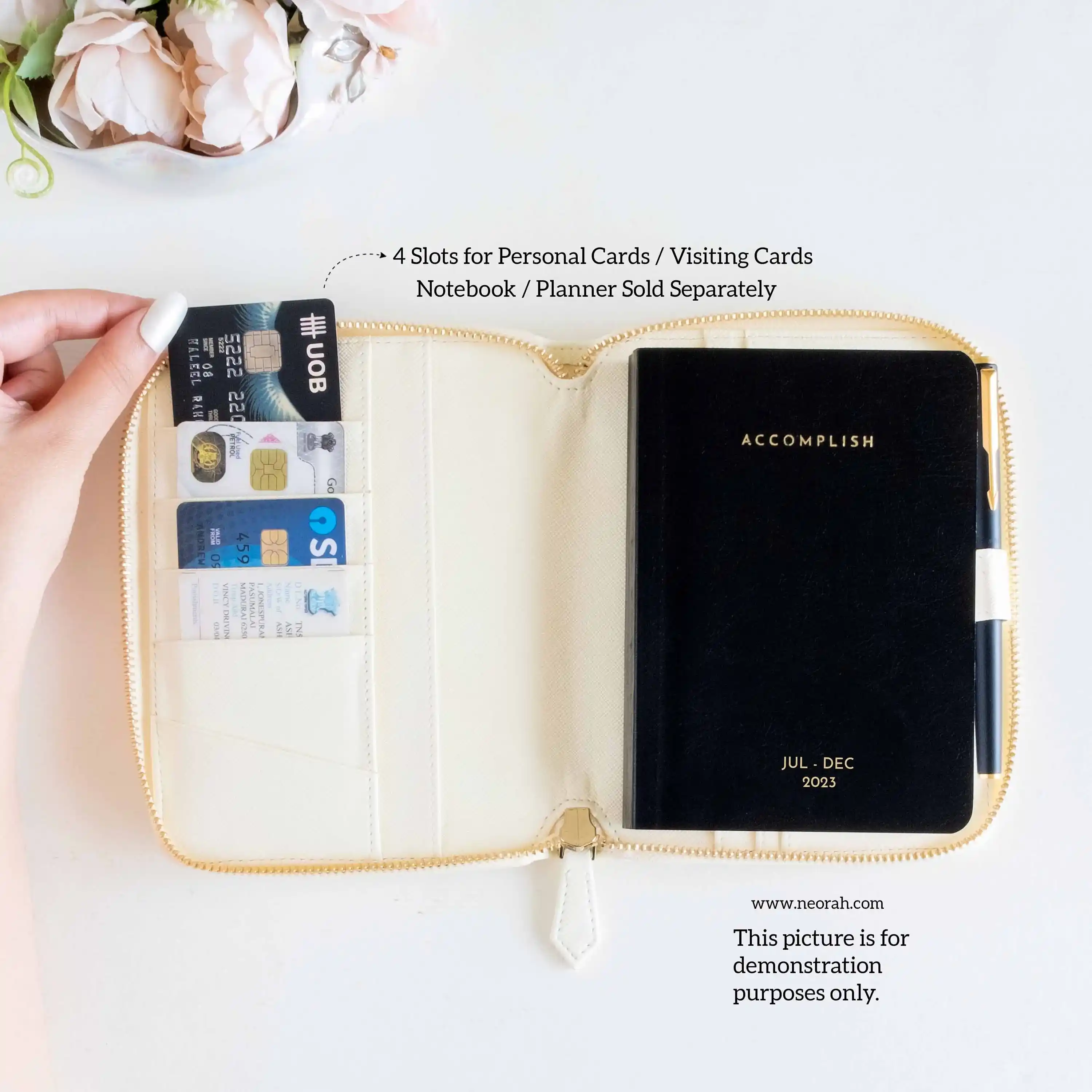 A6 - REFILLABLE QUILTED ORGANISER SLEEVE - ZIP - Image 35