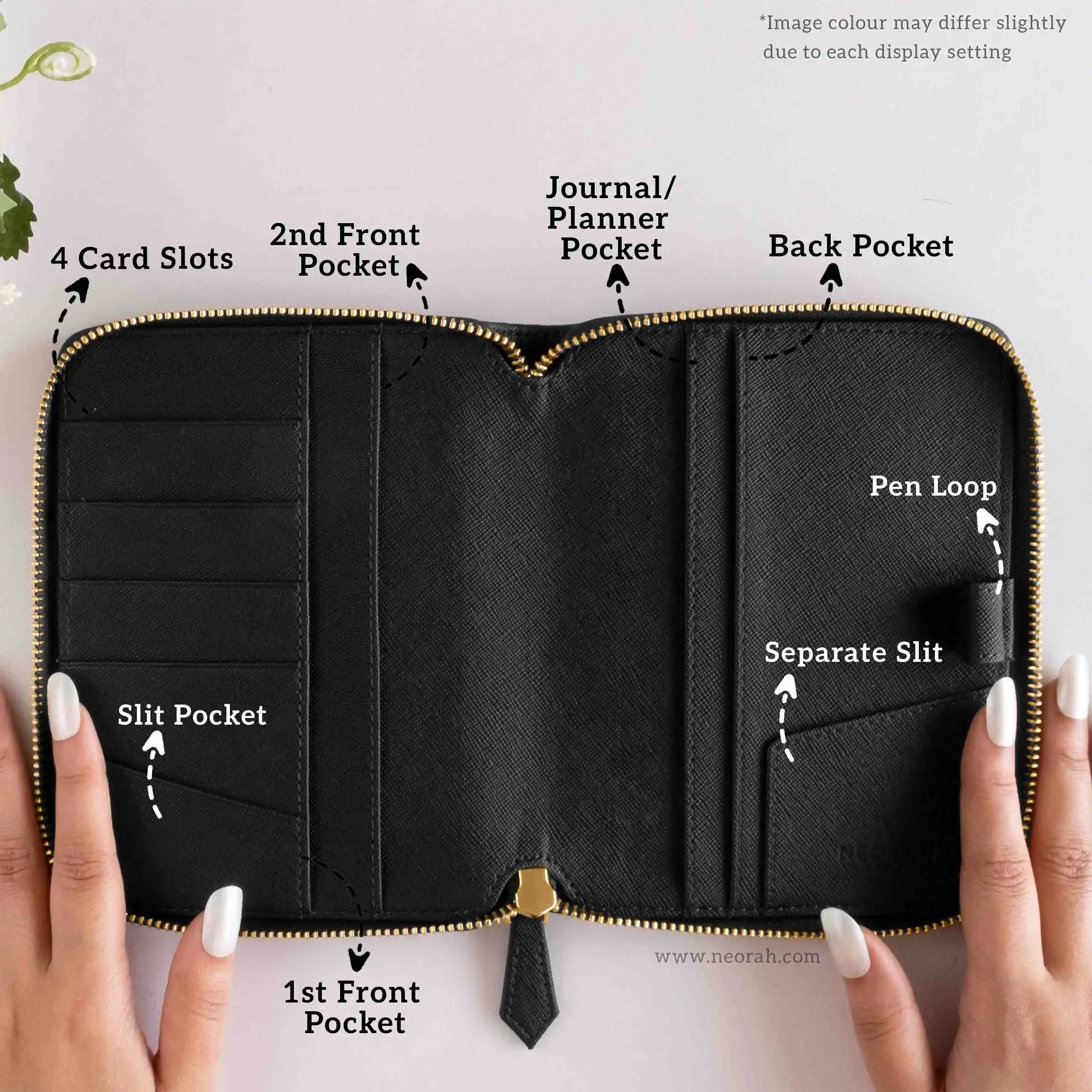 A6 - REFILLABLE QUILTED ORGANISER SLEEVE - ZIP - Image 42