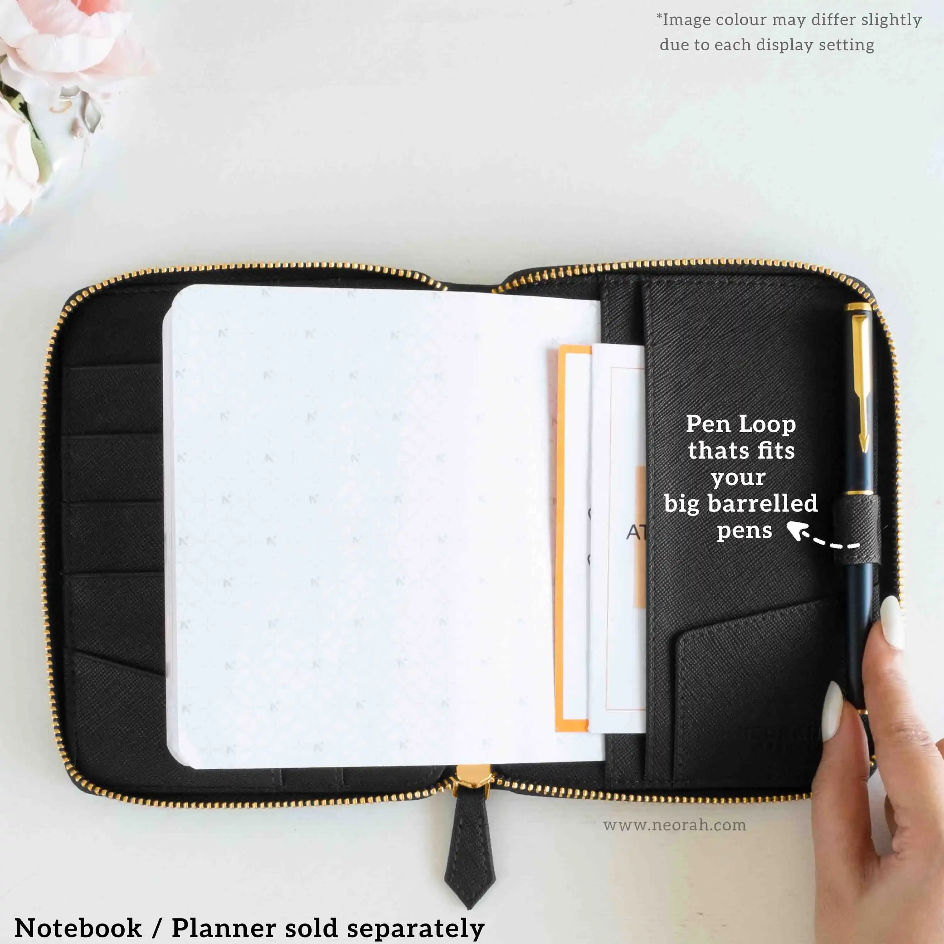 A6 - REFILLABLE QUILTED ORGANISER SLEEVE - ZIP - Image 47