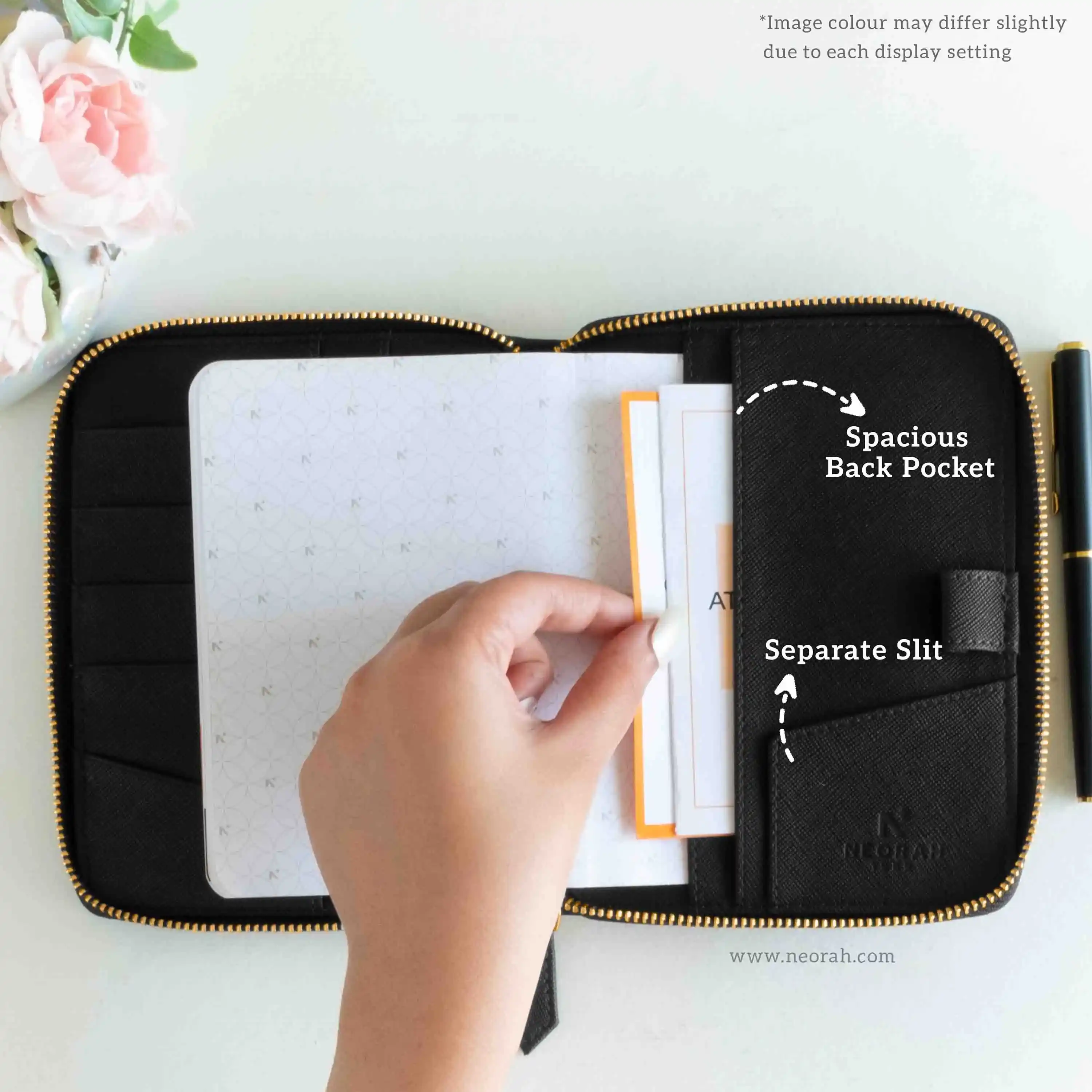 A6 - REFILLABLE QUILTED ORGANISER SLEEVE - ZIP - Image 51