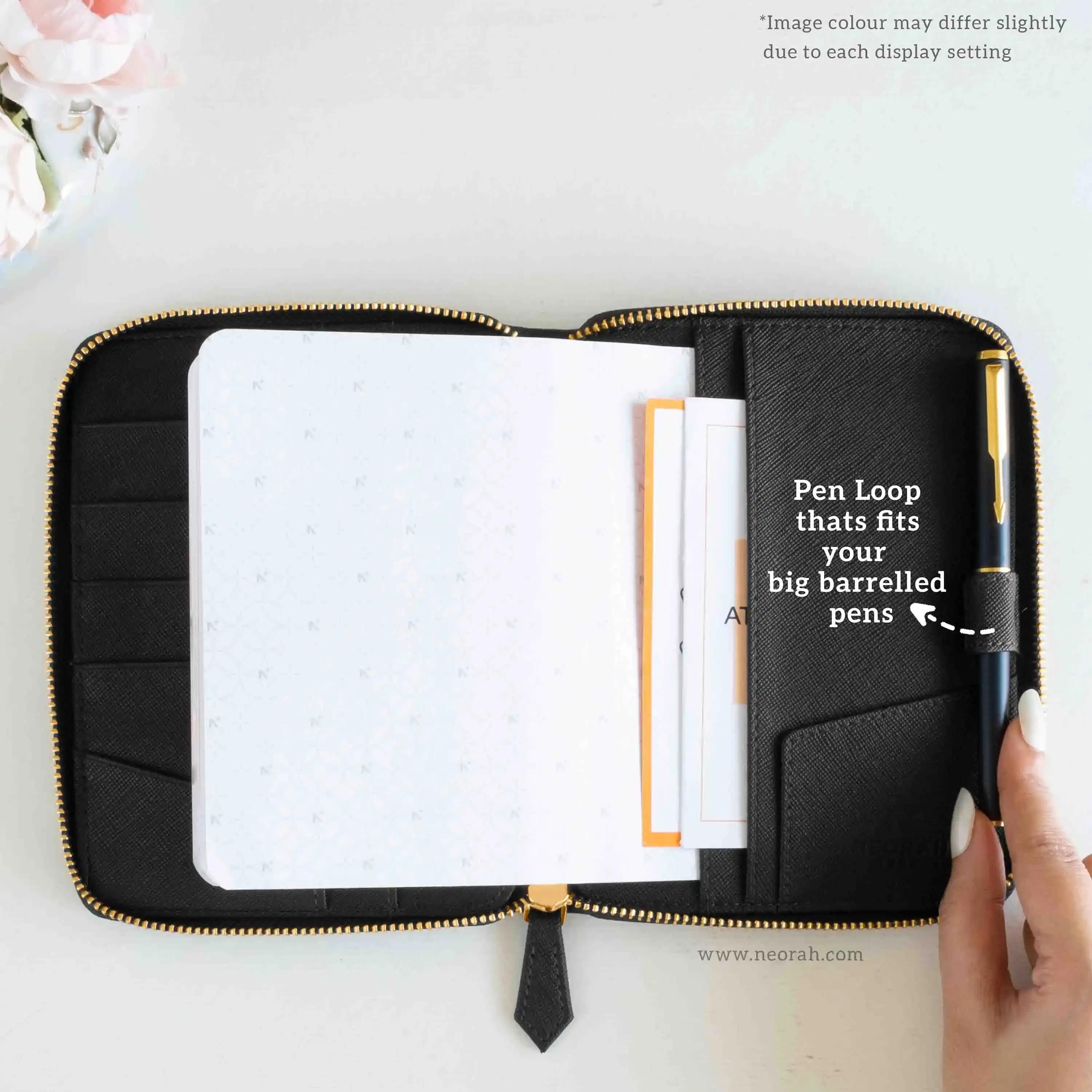 A6 - REFILLABLE QUILTED ORGANISER SLEEVE - ZIP - Image 52