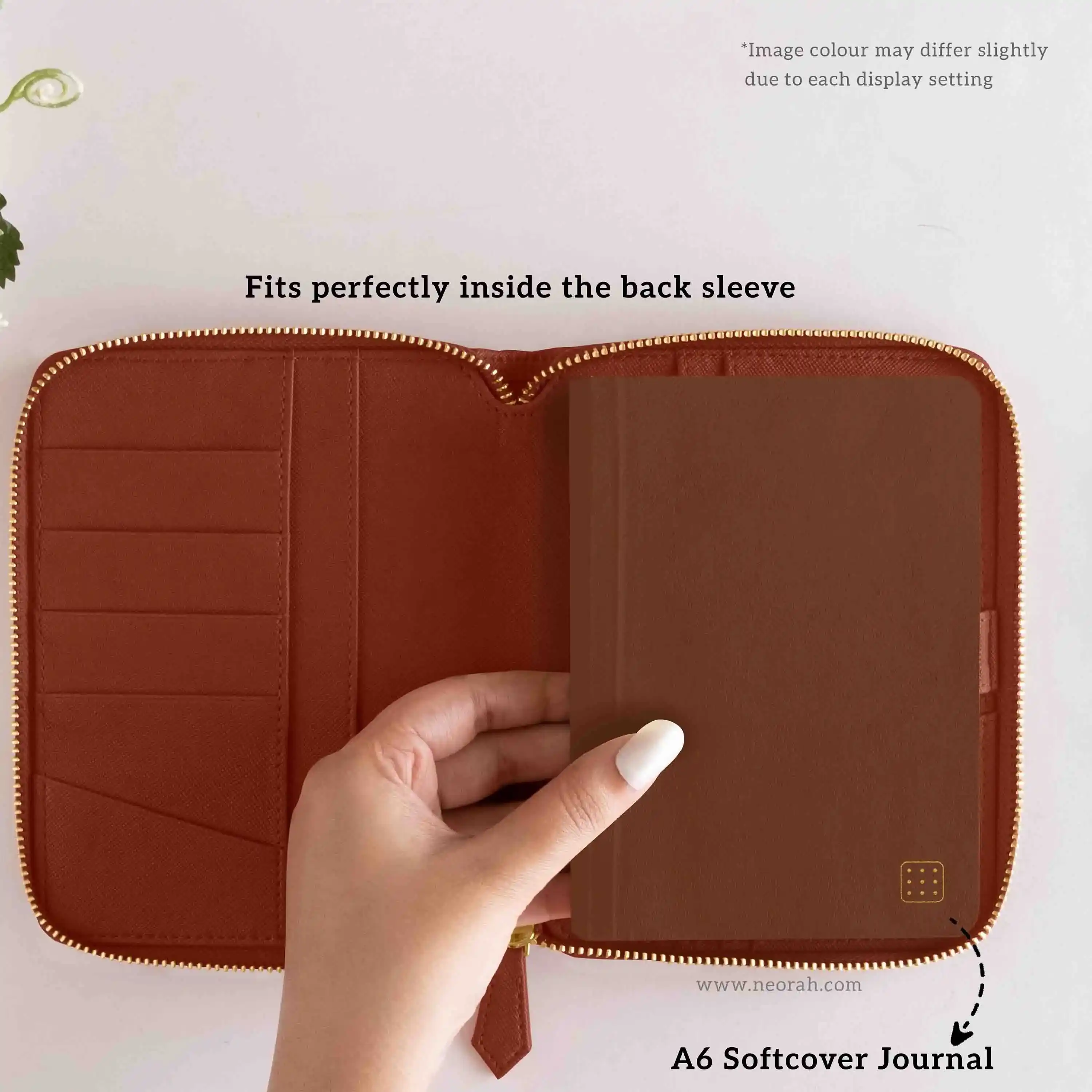 A6 - REFILLABLE QUILTED ORGANISER SLEEVE - ZIP - Image 61