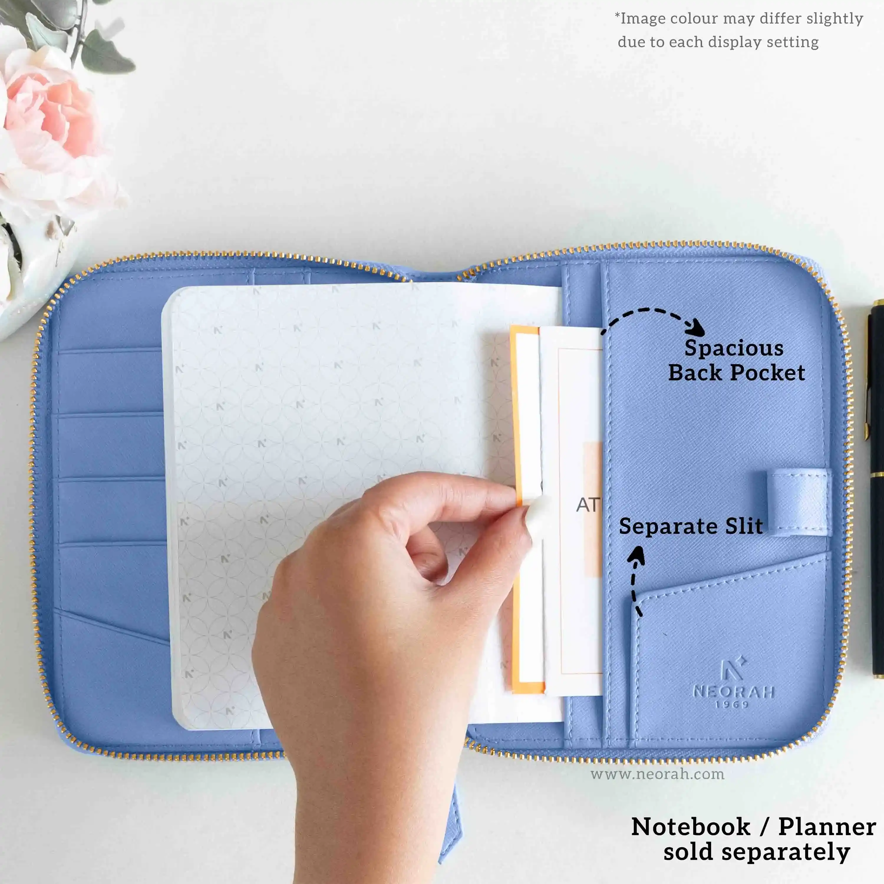 A6 - REFILLABLE QUILTED ORGANISER SLEEVE - ZIP - Image 73