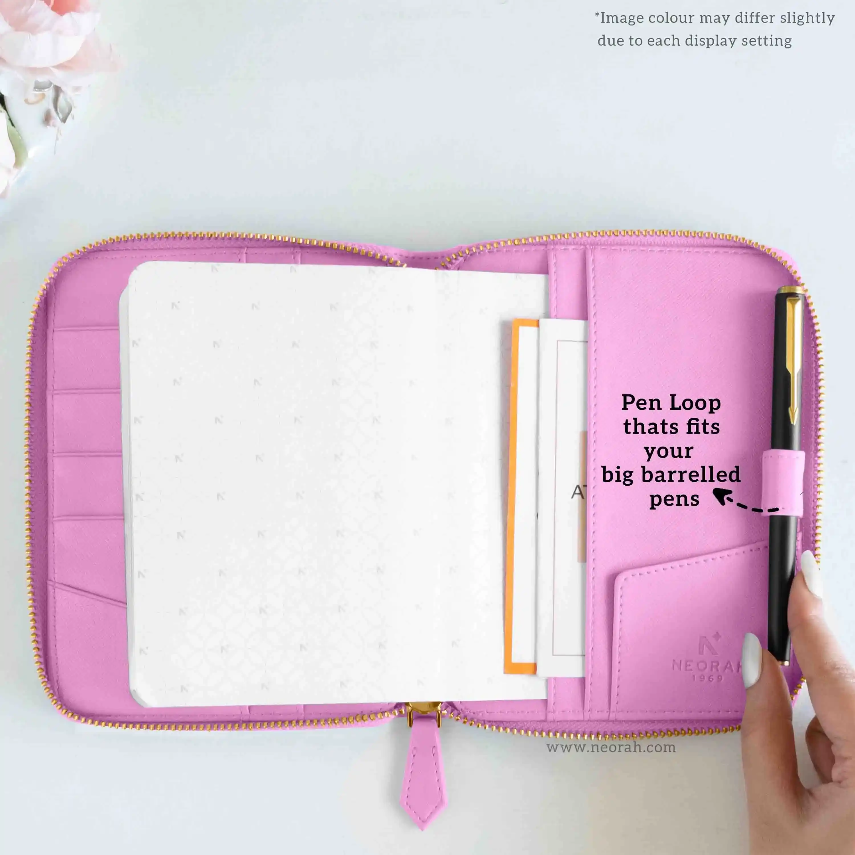 A6 - REFILLABLE QUILTED ORGANISER SLEEVE - ZIP - Image 94