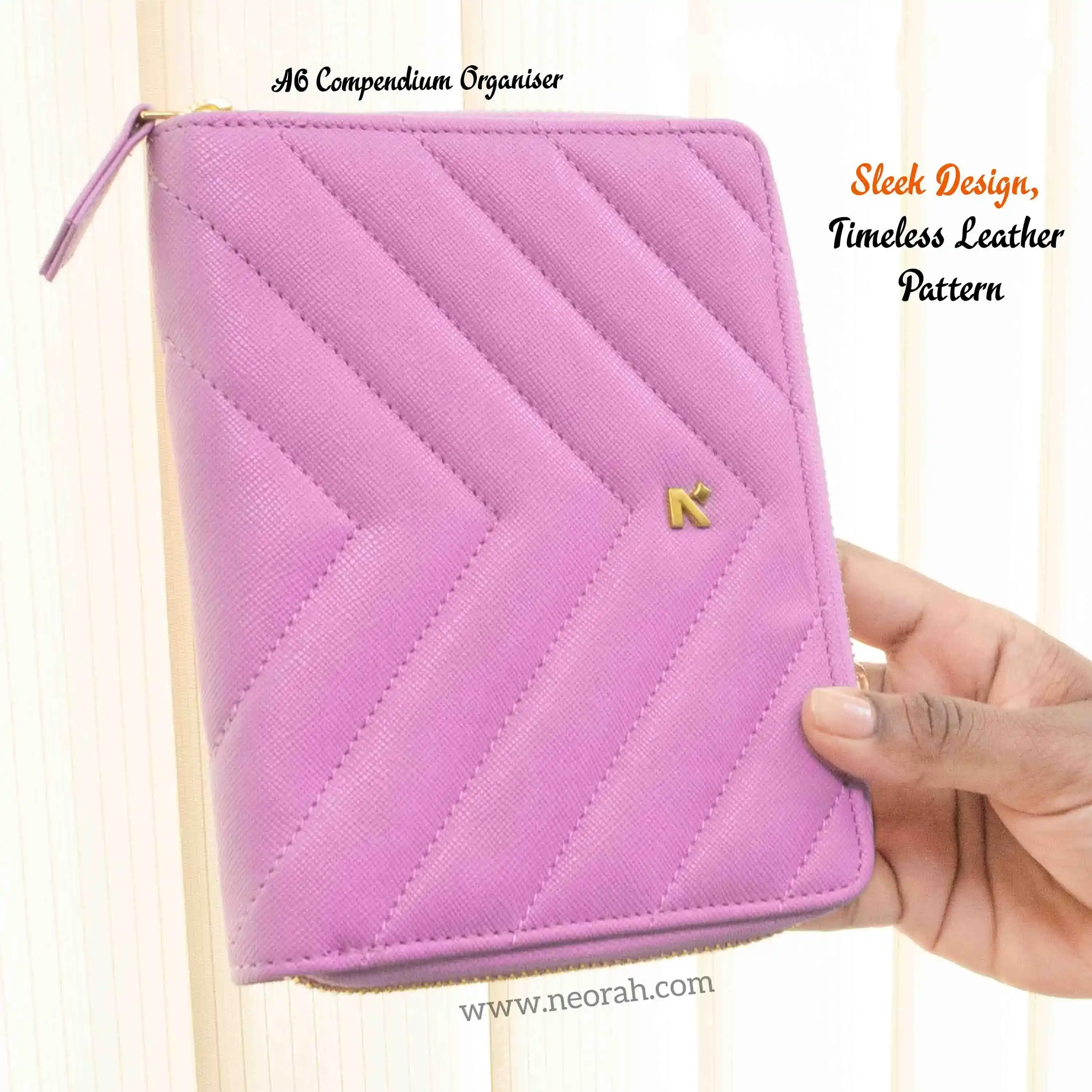 A6 - REFILLABLE QUILTED ORGANISER SLEEVE - ZIP - Image 98