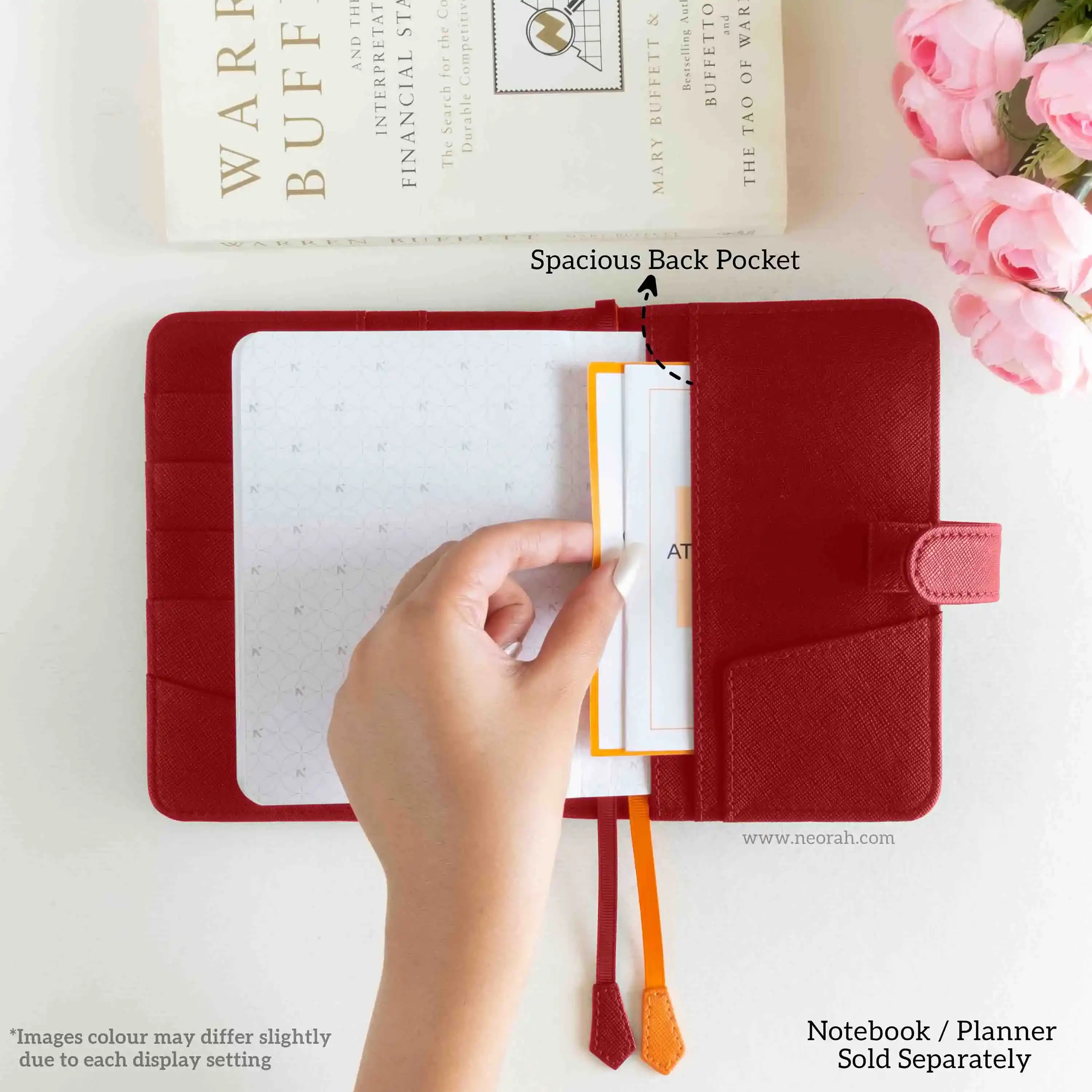 A6 - REFILLABLE ORGANISER SLEEVE - SNAP BUTTON - Image 12