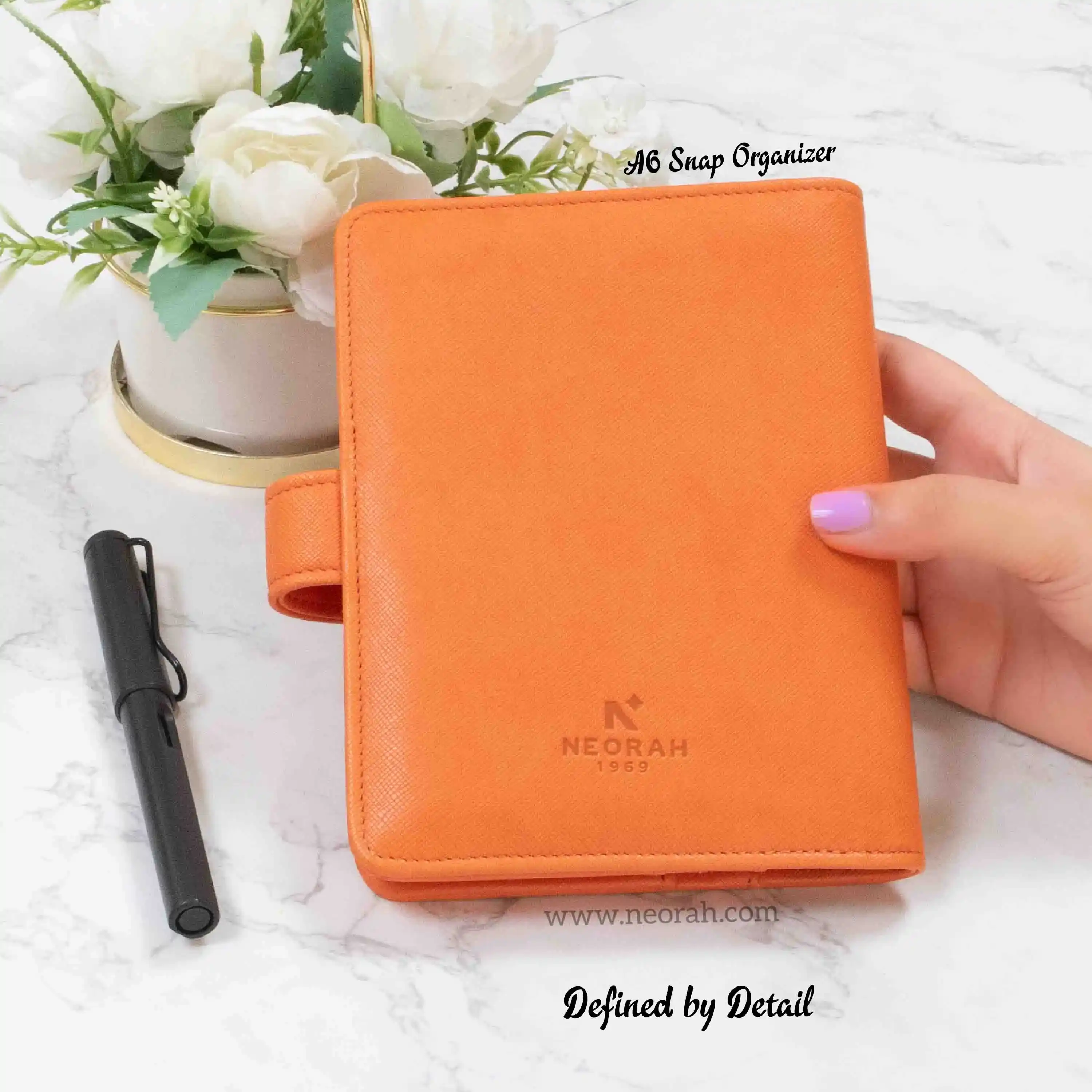 A6 - REFILLABLE ORGANISER SLEEVE - SNAP BUTTON - Image 128