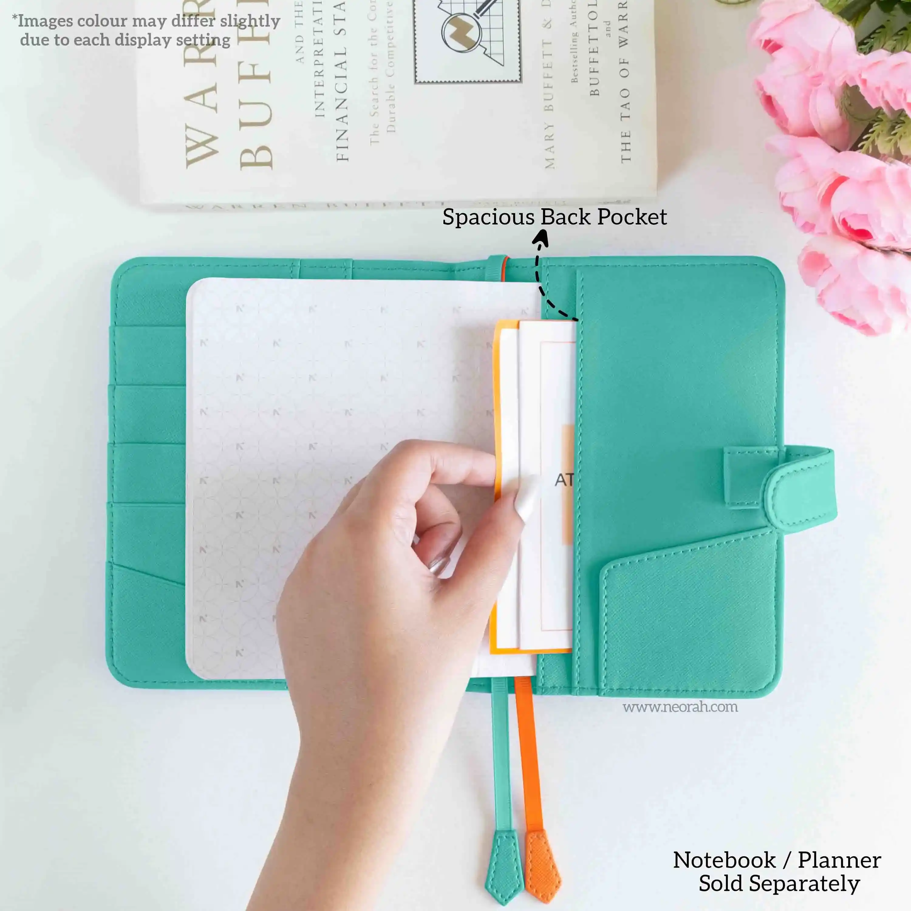A6 - REFILLABLE ORGANISER SLEEVE - SNAP BUTTON - Image 150
