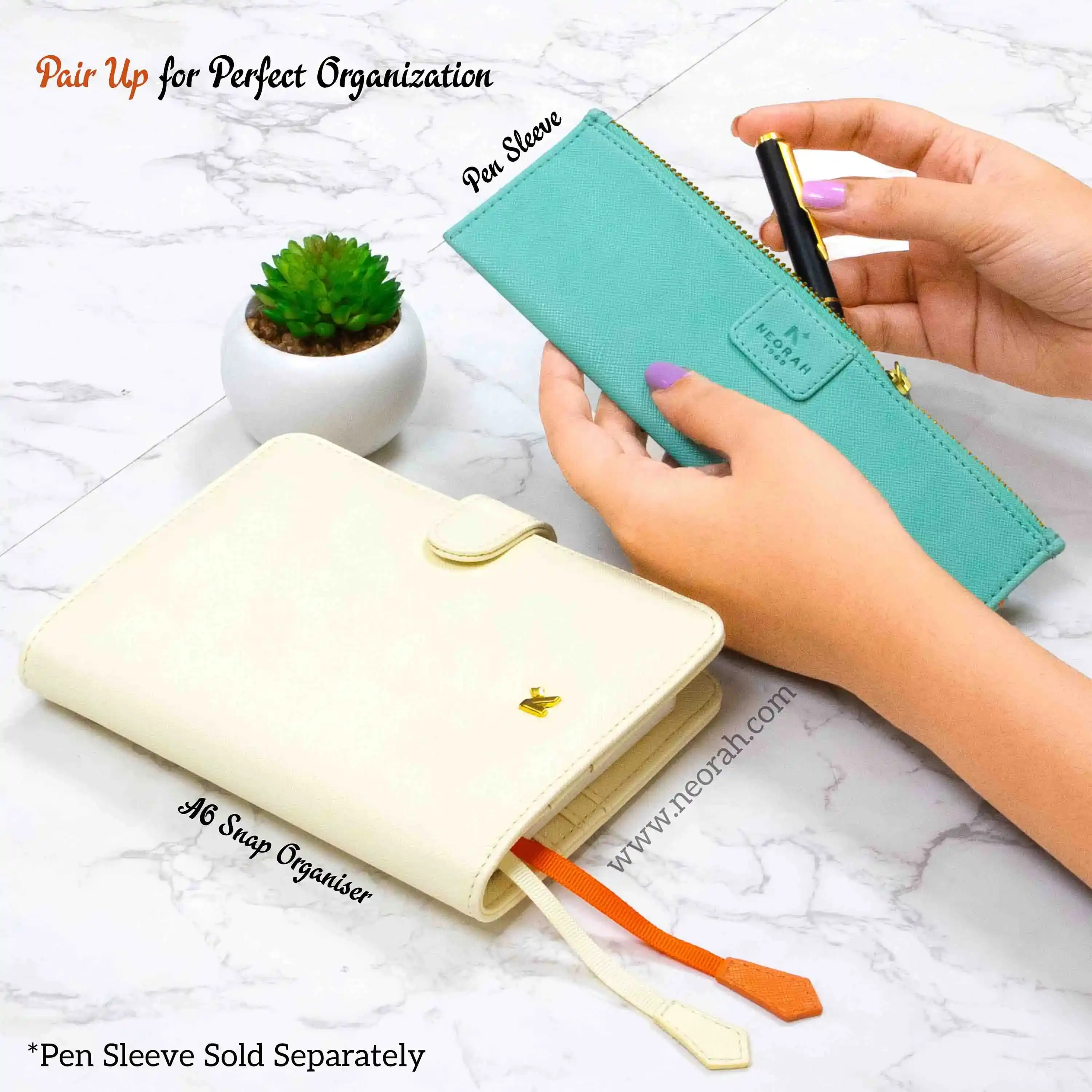 A6 - REFILLABLE ORGANISER SLEEVE - SNAP BUTTON - Image 22