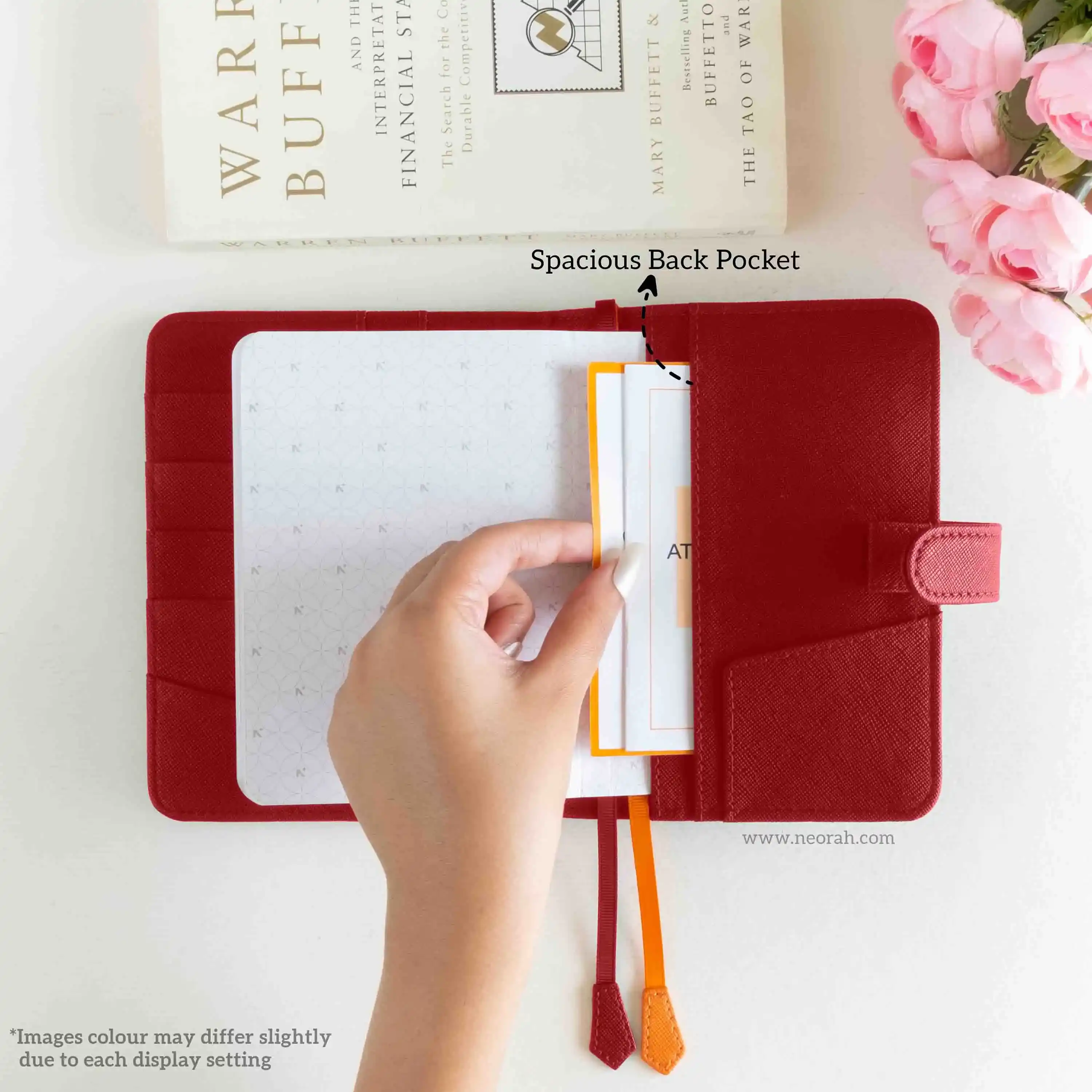 A6 - REFILLABLE ORGANISER SLEEVE - SNAP BUTTON - Image 5