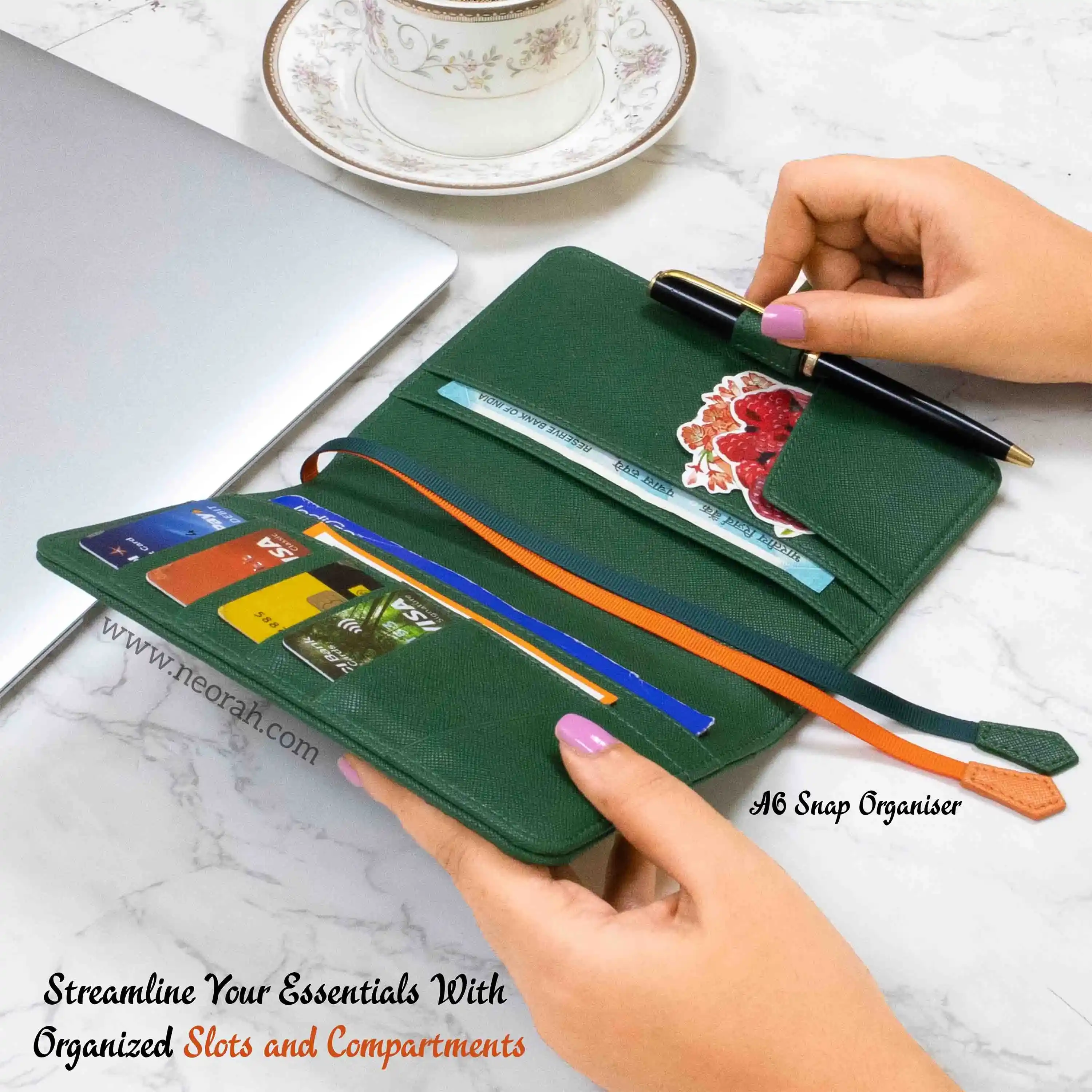 A6 - REFILLABLE ORGANISER SLEEVE - SNAP BUTTON - Image 62