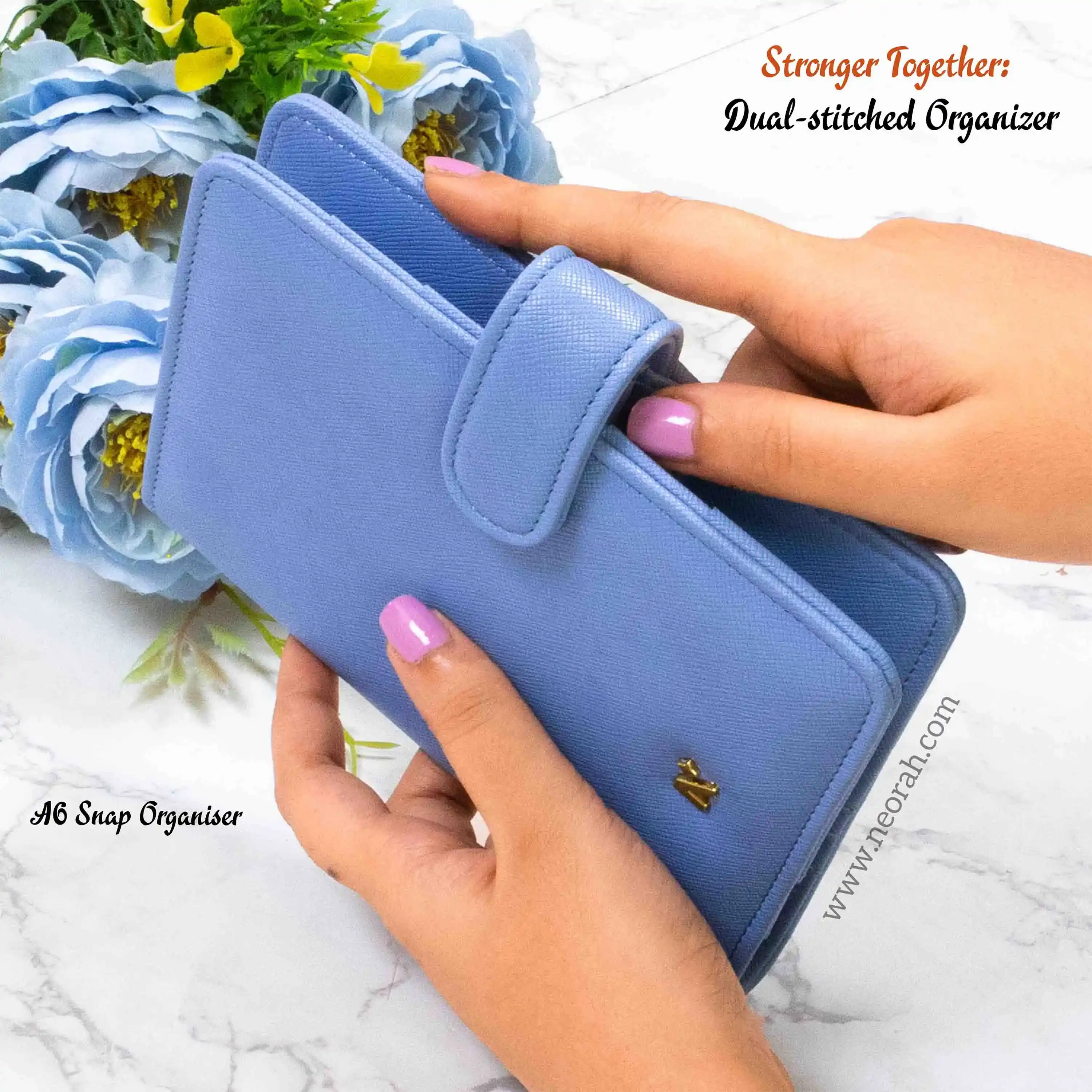 A6 - REFILLABLE ORGANISER SLEEVE - SNAP BUTTON - Image 90