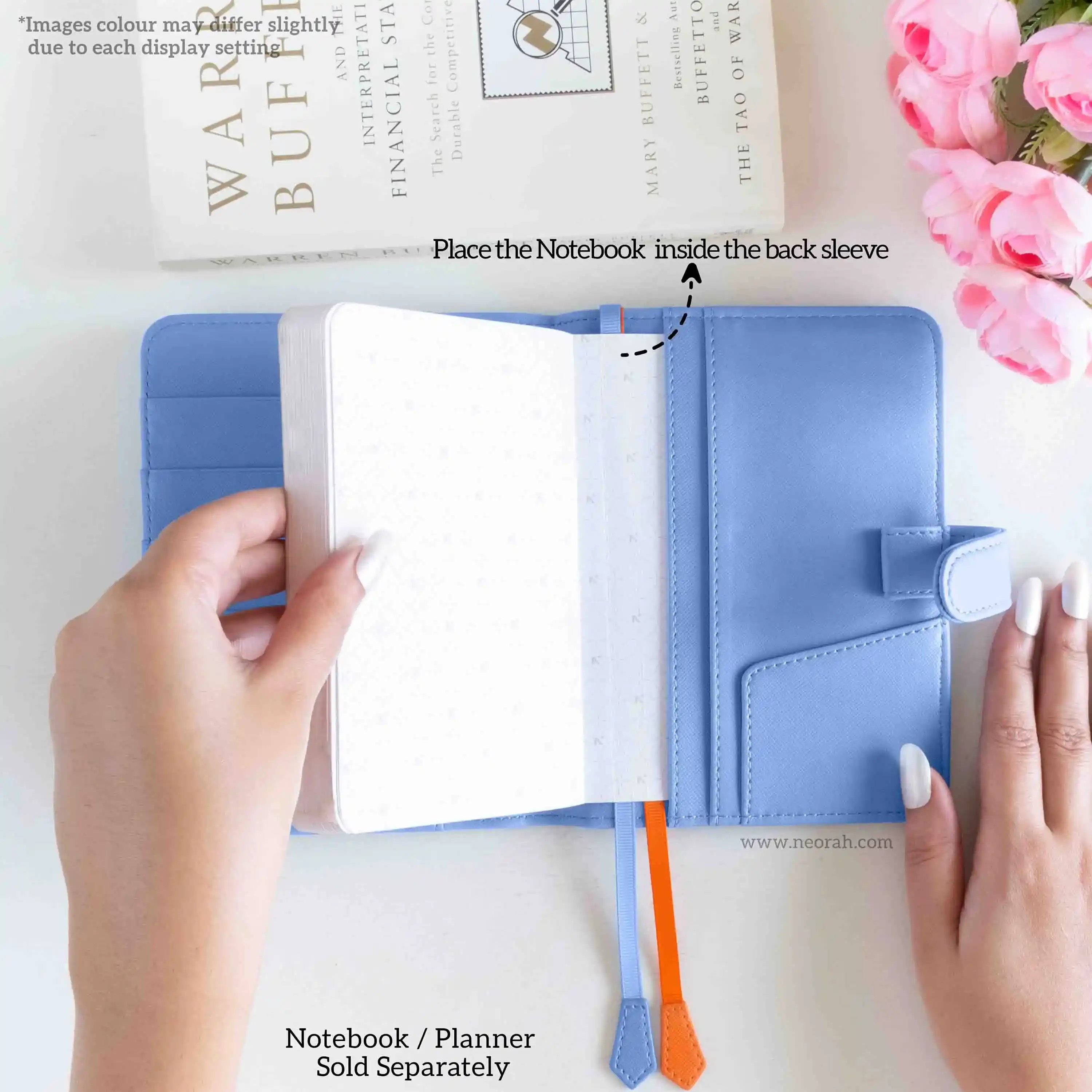 A6 - REFILLABLE ORGANISER SLEEVE - SNAP BUTTON - Image 93