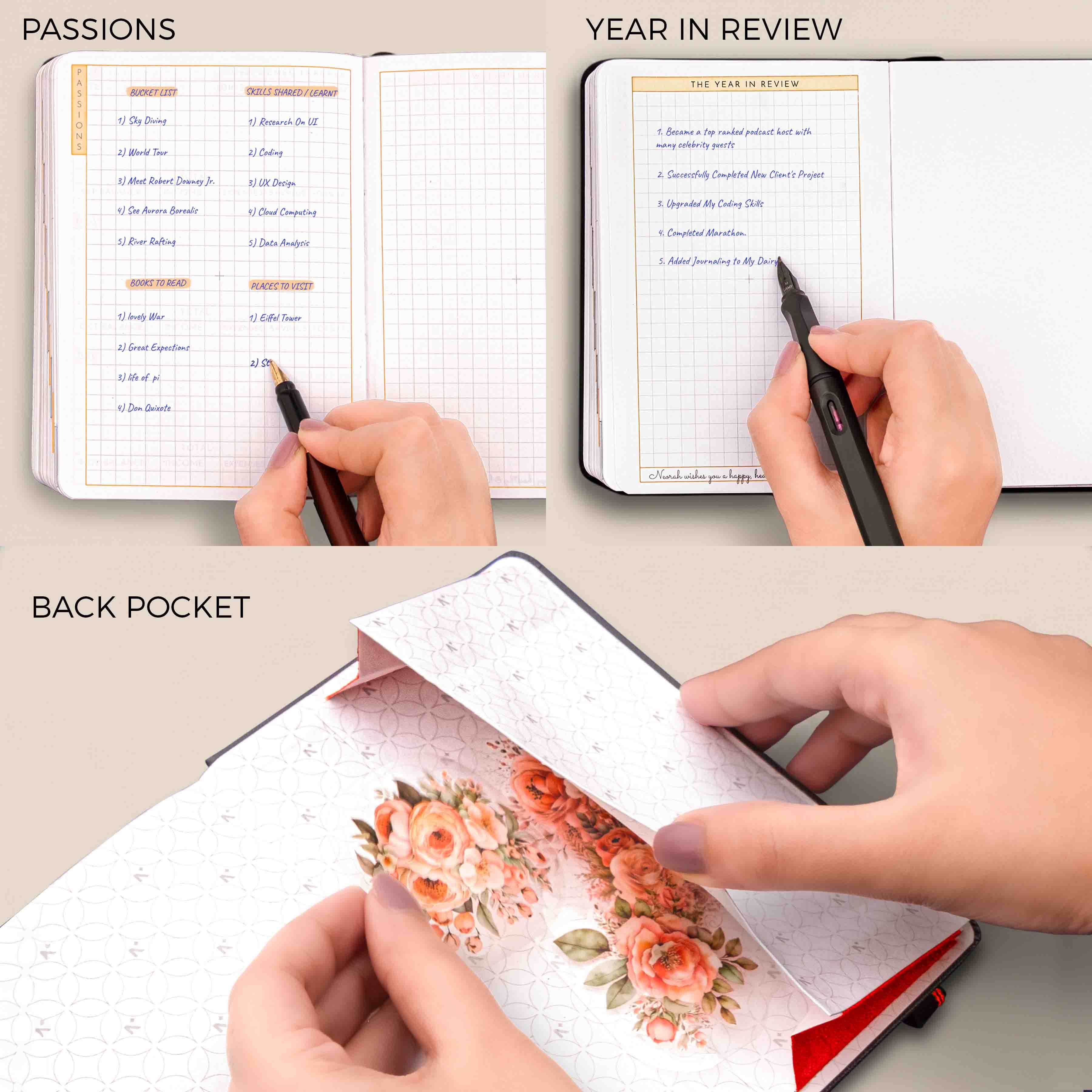 A6 - UNDATED - DAILY PLANNER - HARD COVER - Image 20