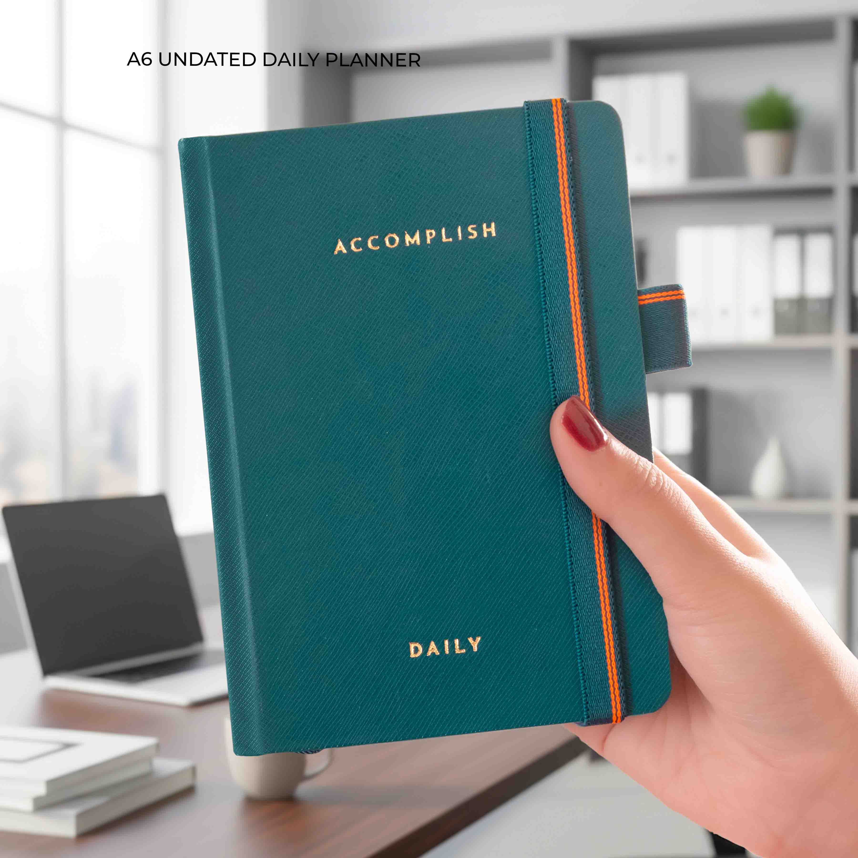 A6 - UNDATED - DAILY PLANNER - HARD COVER - Image 30