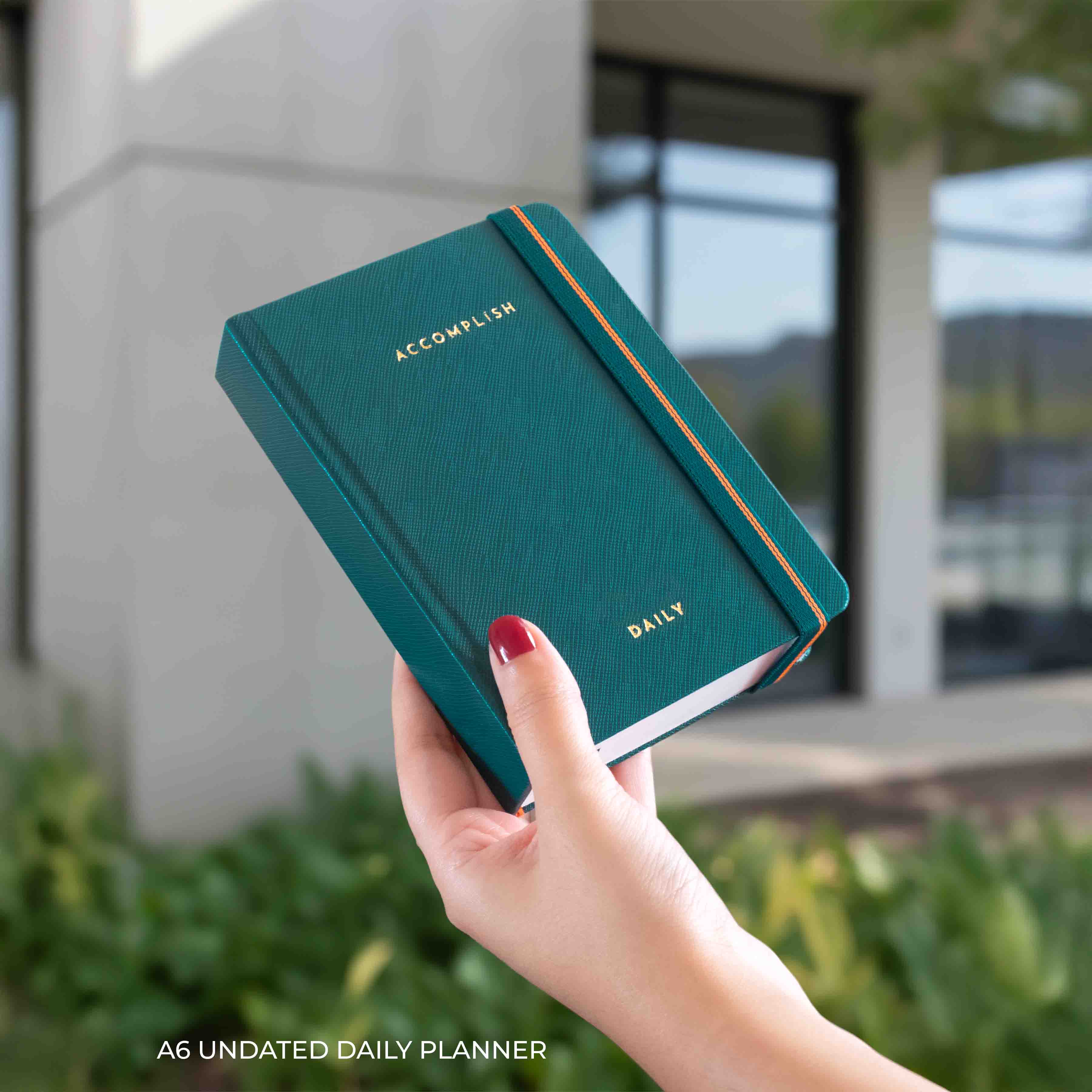 A6 - UNDATED - DAILY PLANNER - HARD COVER - Image 34