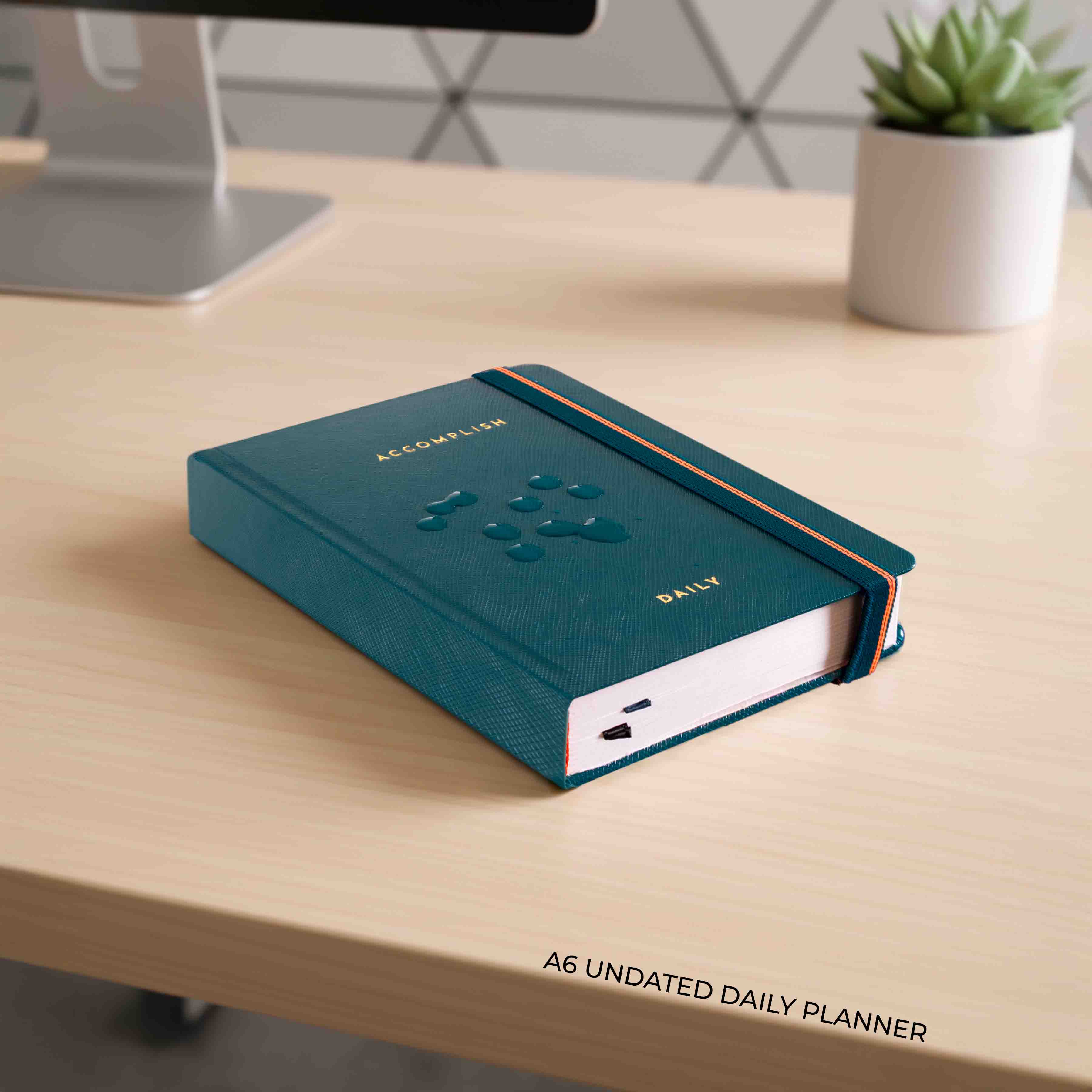A6 - UNDATED - DAILY PLANNER - HARD COVER - Image 36