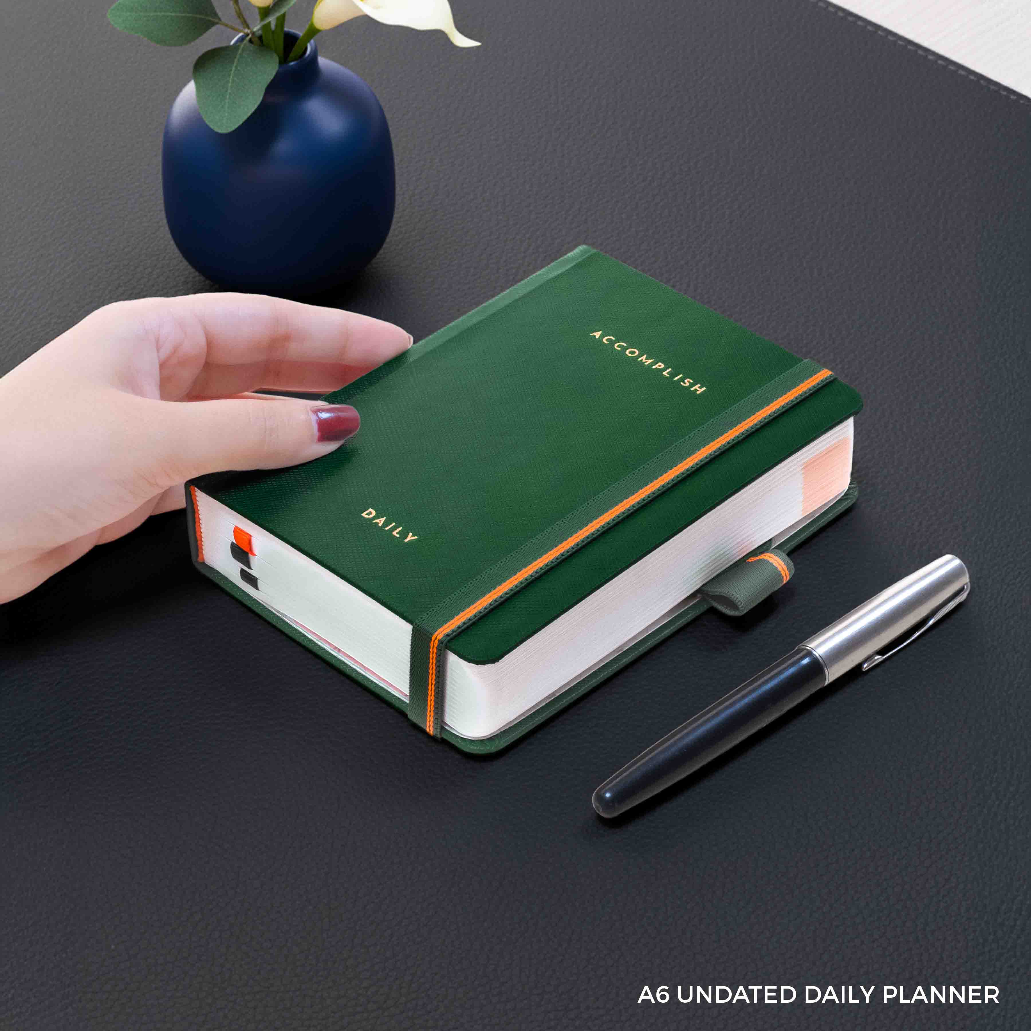 A6 - UNDATED - DAILY PLANNER - HARD COVER - Image 45