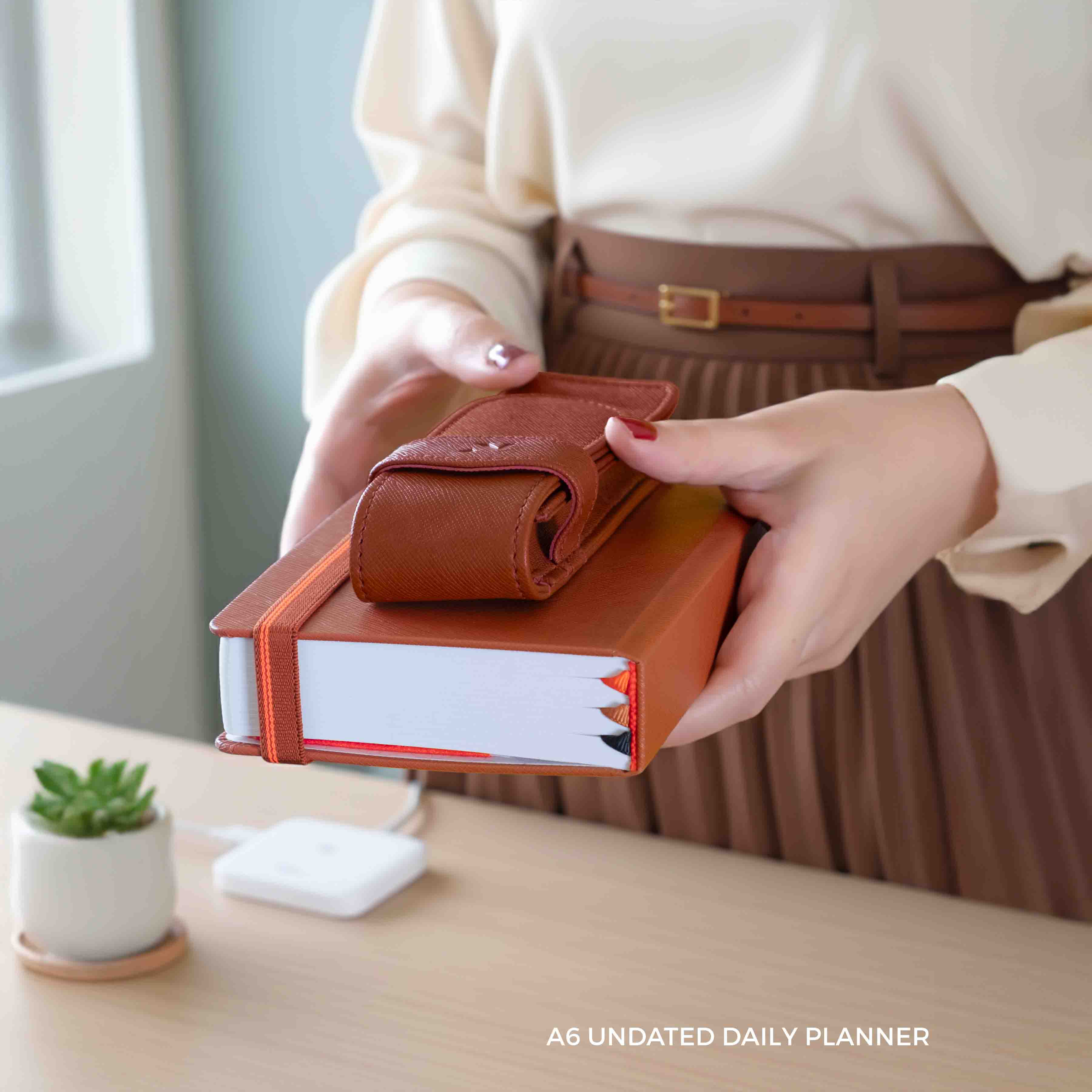 A6 - UNDATED - DAILY PLANNER - HARD COVER - Image 55