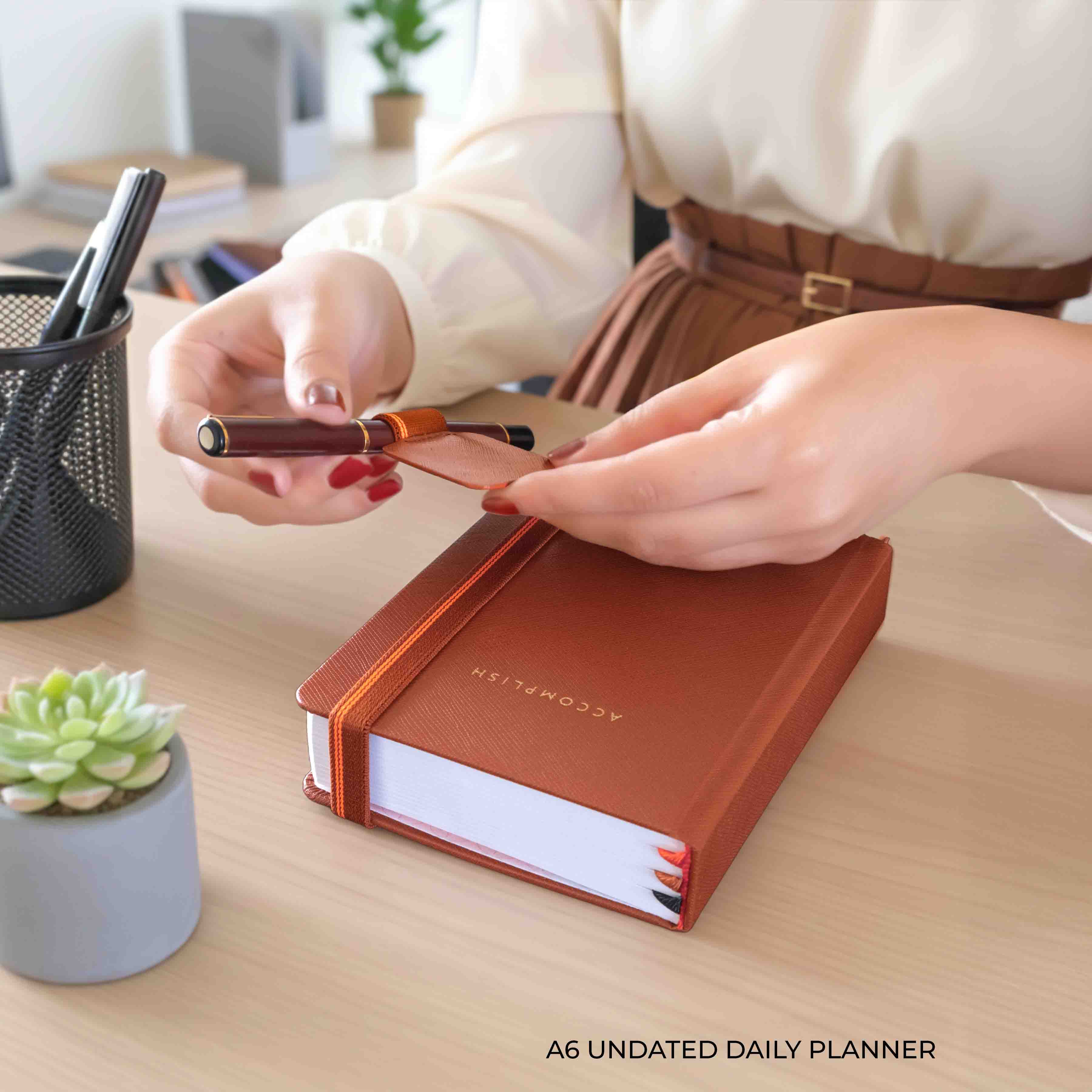 A6 - UNDATED - DAILY PLANNER - HARD COVER - Image 61