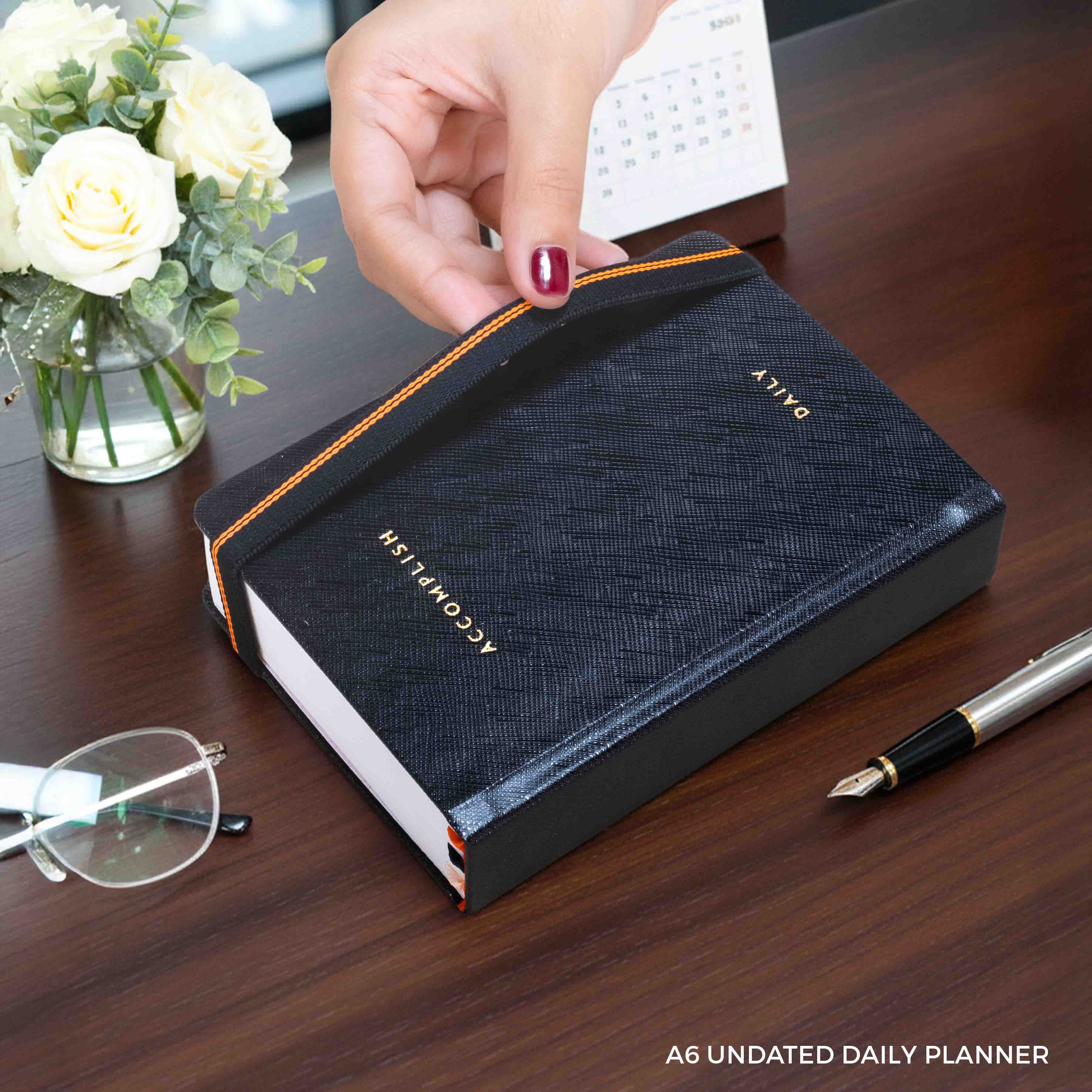 A6 - UNDATED - DAILY PLANNER - HARD COVER - Image 65