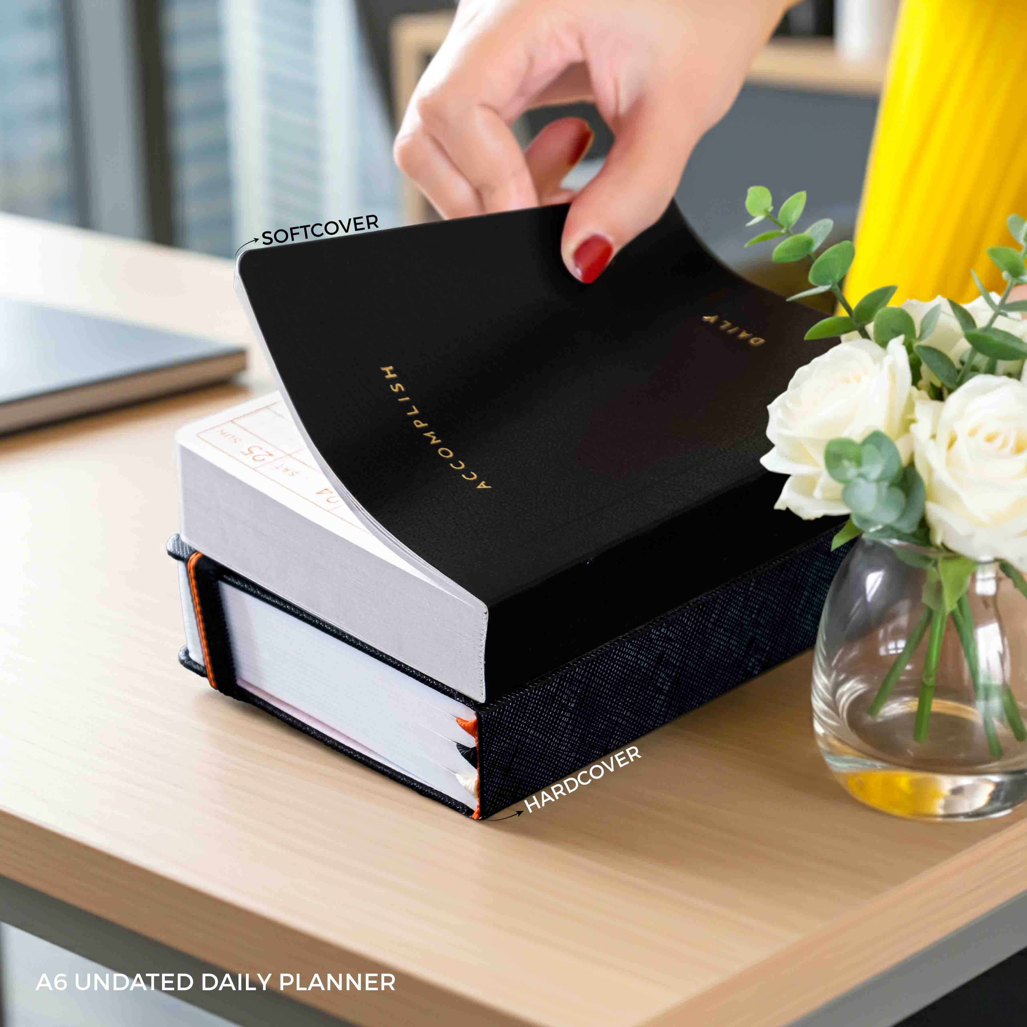 A6 - UNDATED - DAILY PLANNER - HARD COVER - Image 68