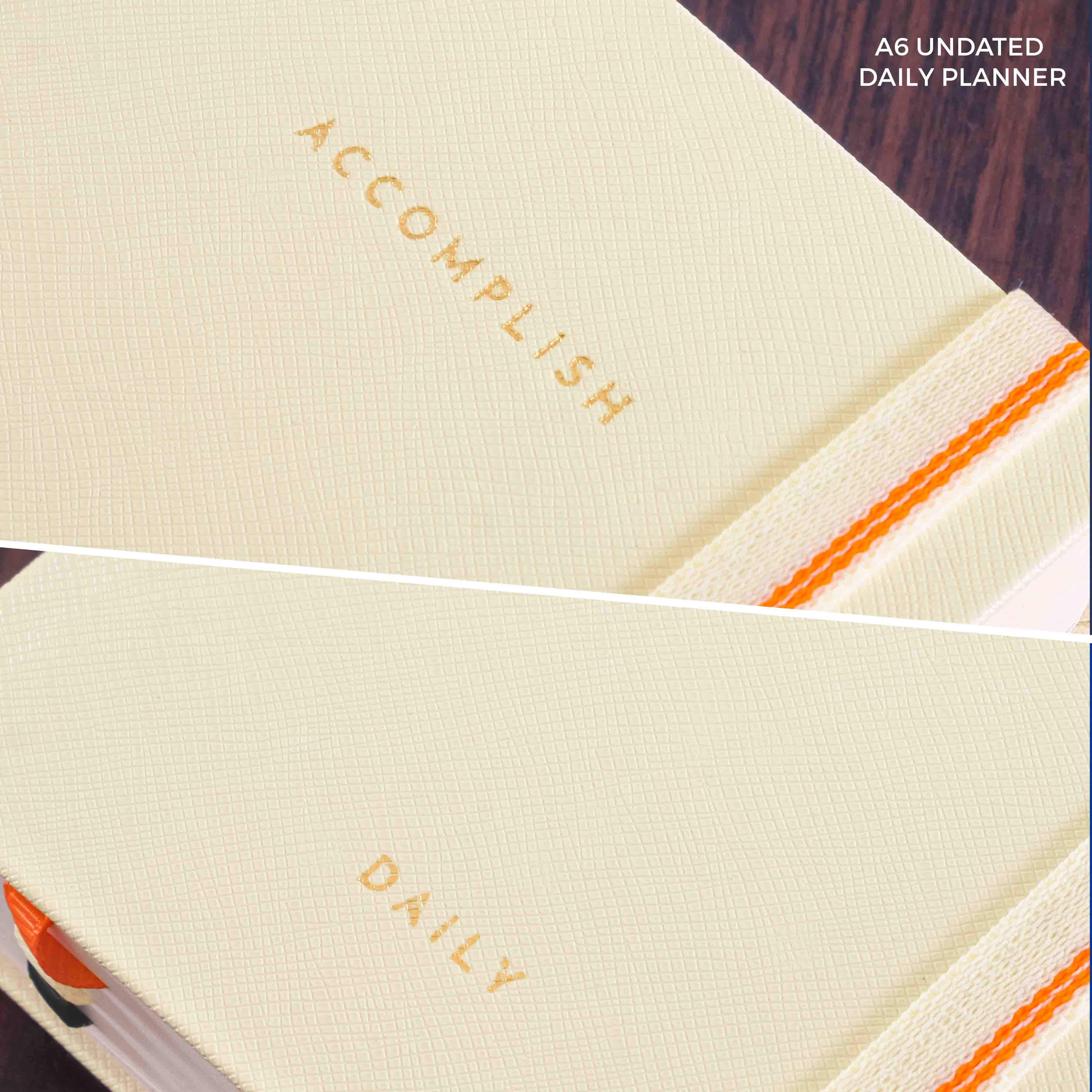 A6 - UNDATED - DAILY PLANNER - HARD COVER - Image 7