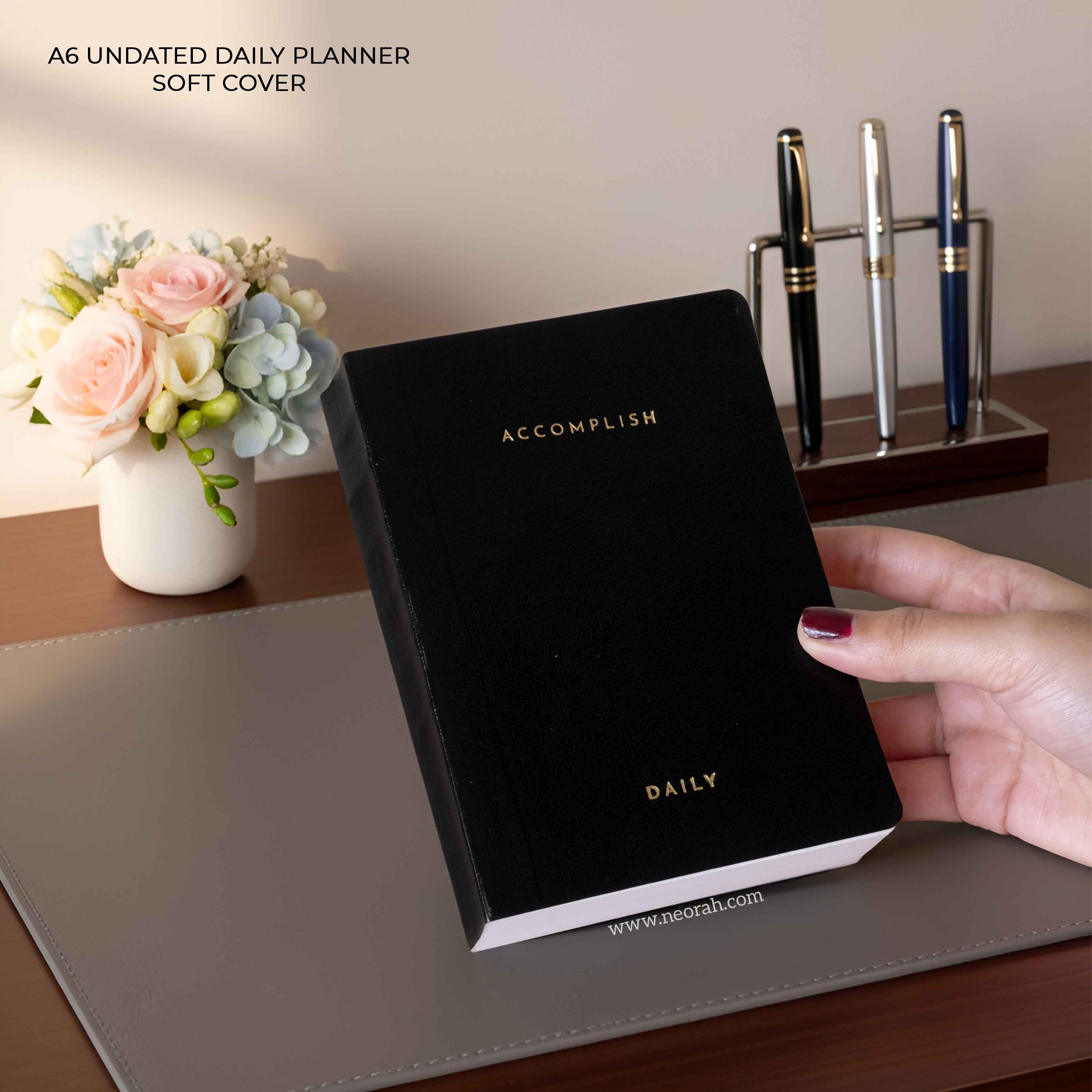 A6 - UNDATED - DAILY PLANNER - SOFT COVER - Image 3