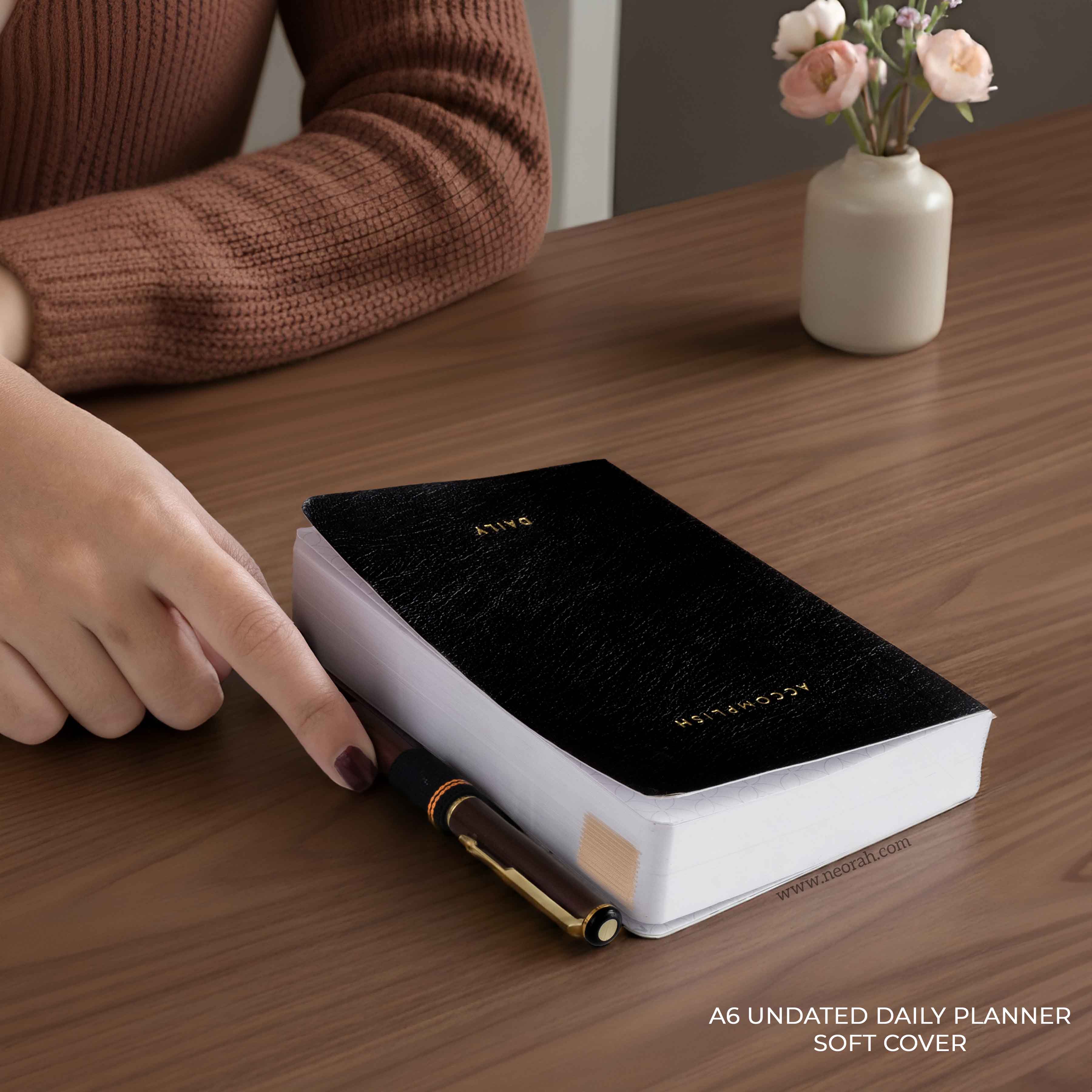 A6 - UNDATED - DAILY PLANNER - SOFT COVER - Image 9