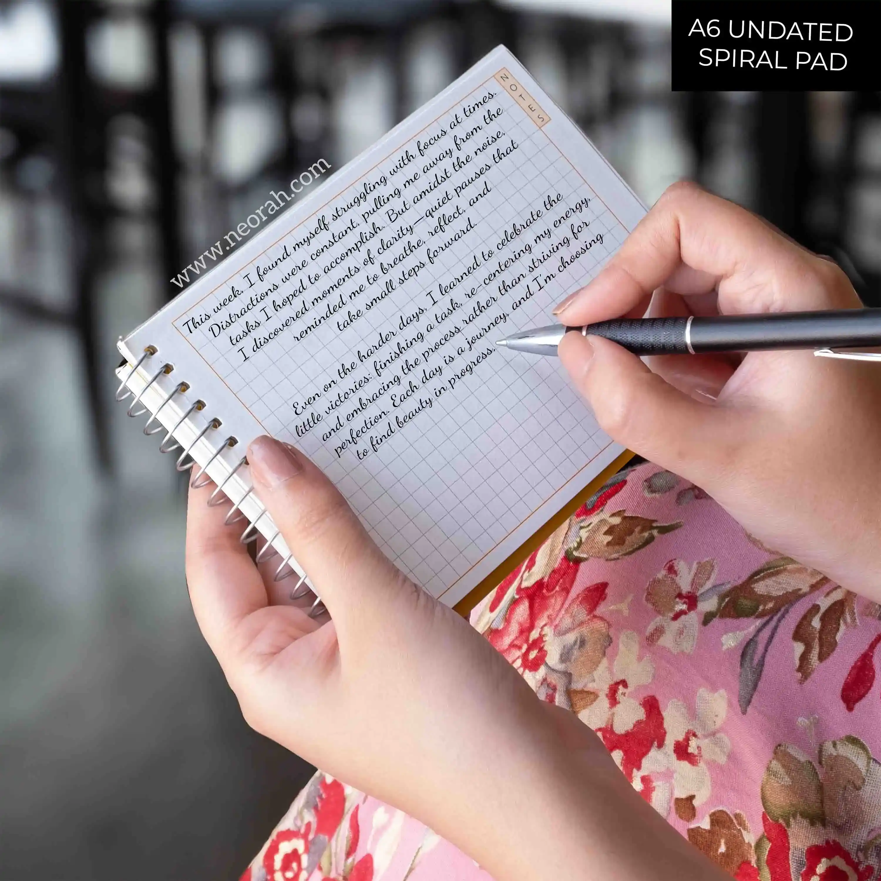 A6- UNDATED PLANNER- SOFT COVER - SPIRAL PAD - Image 38