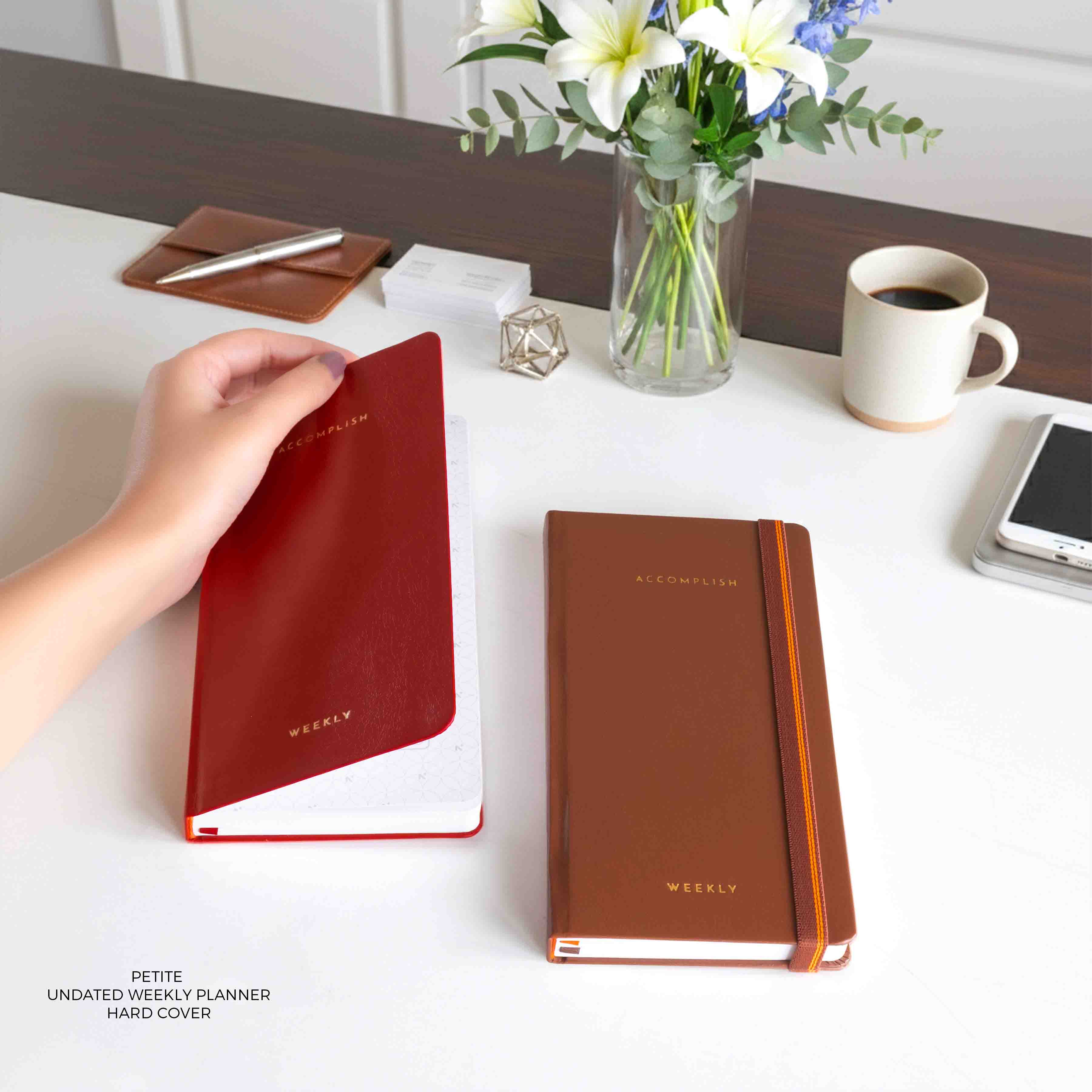 PETITE - UNDATED - WEEKLY PLANNER - HARD COVER - Image 125