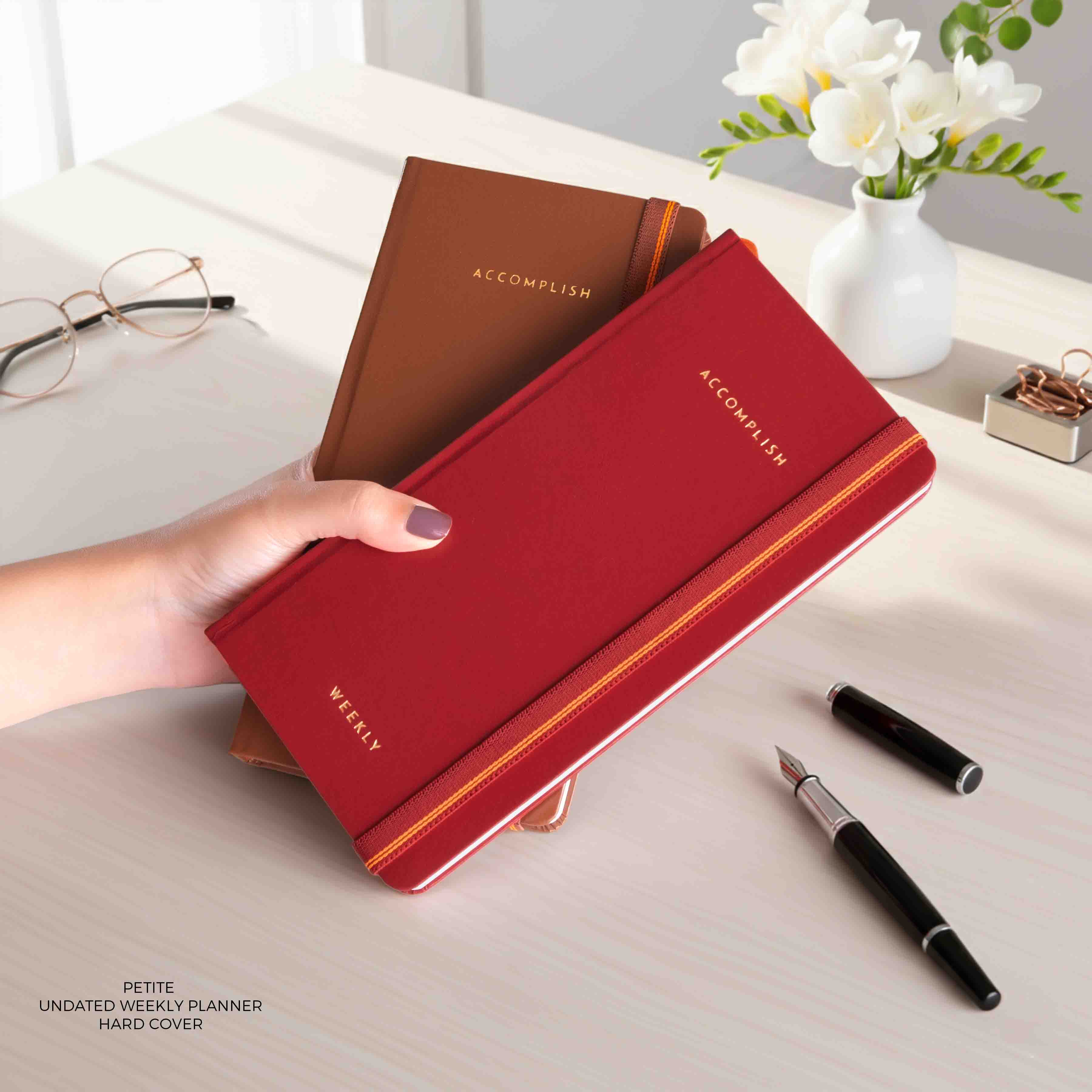 PETITE - UNDATED - WEEKLY PLANNER - HARD COVER - Image 143