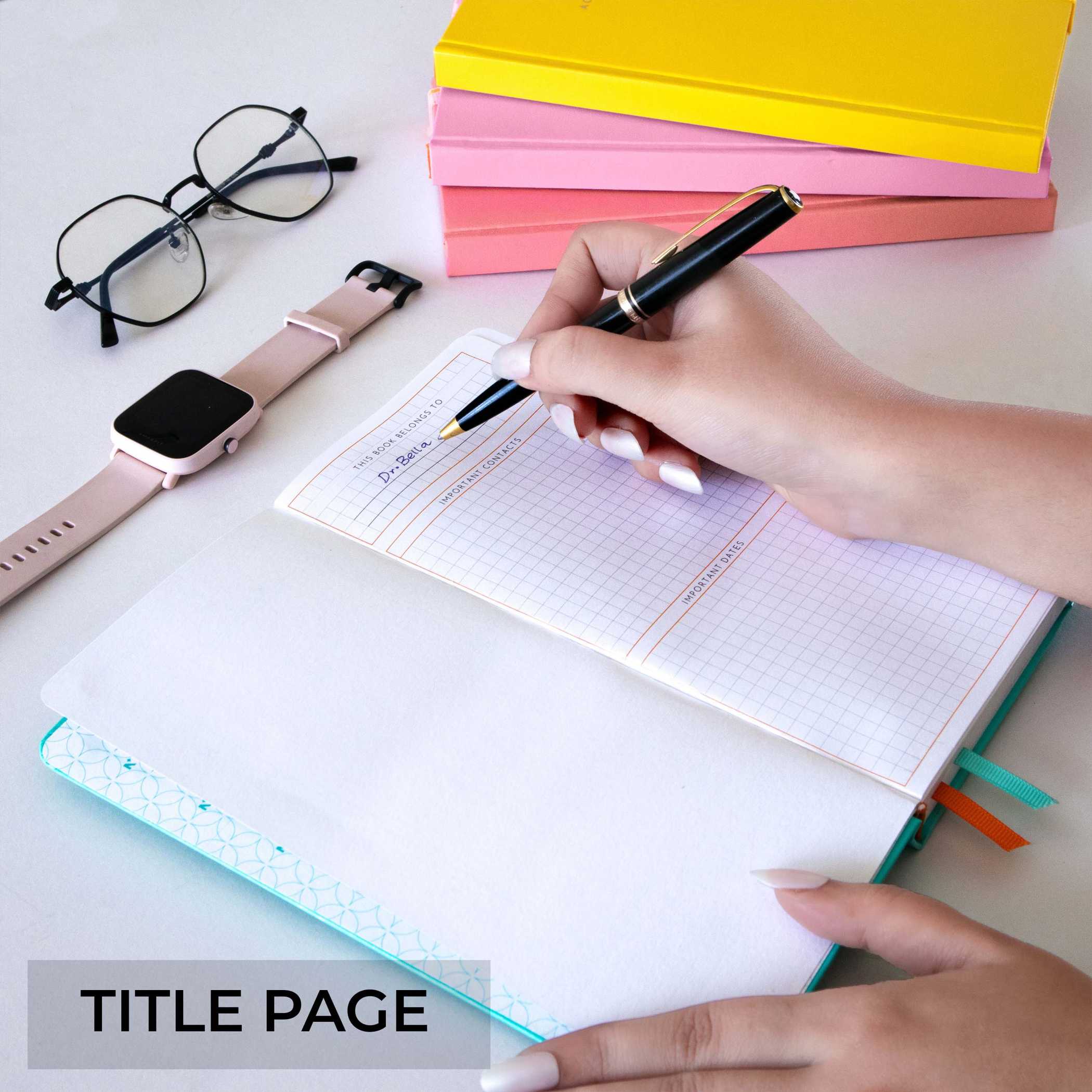 PETITE - UNDATED - WEEKLY PLANNER - HARD COVER - Image 5