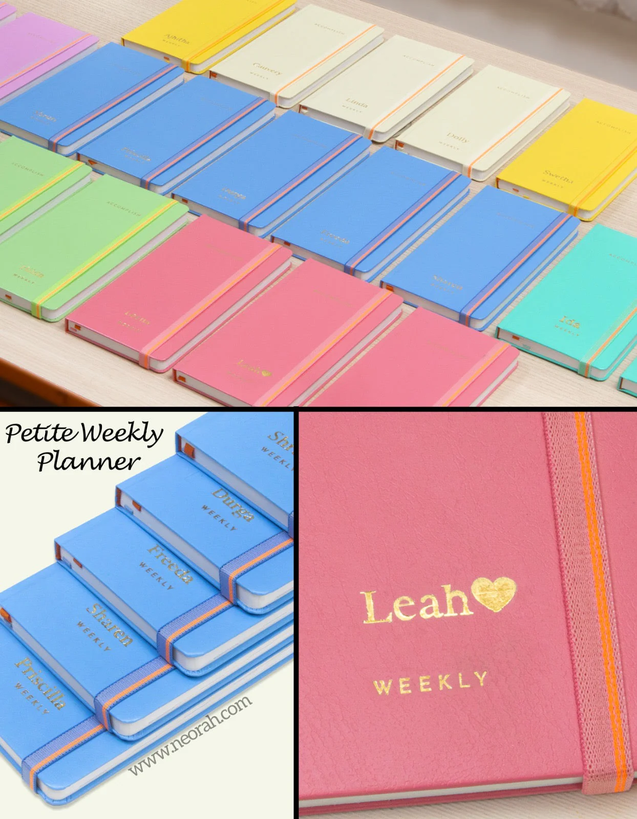 PETITE - UNDATED - WEEKLY PLANNER - HARD COVER - Image 86