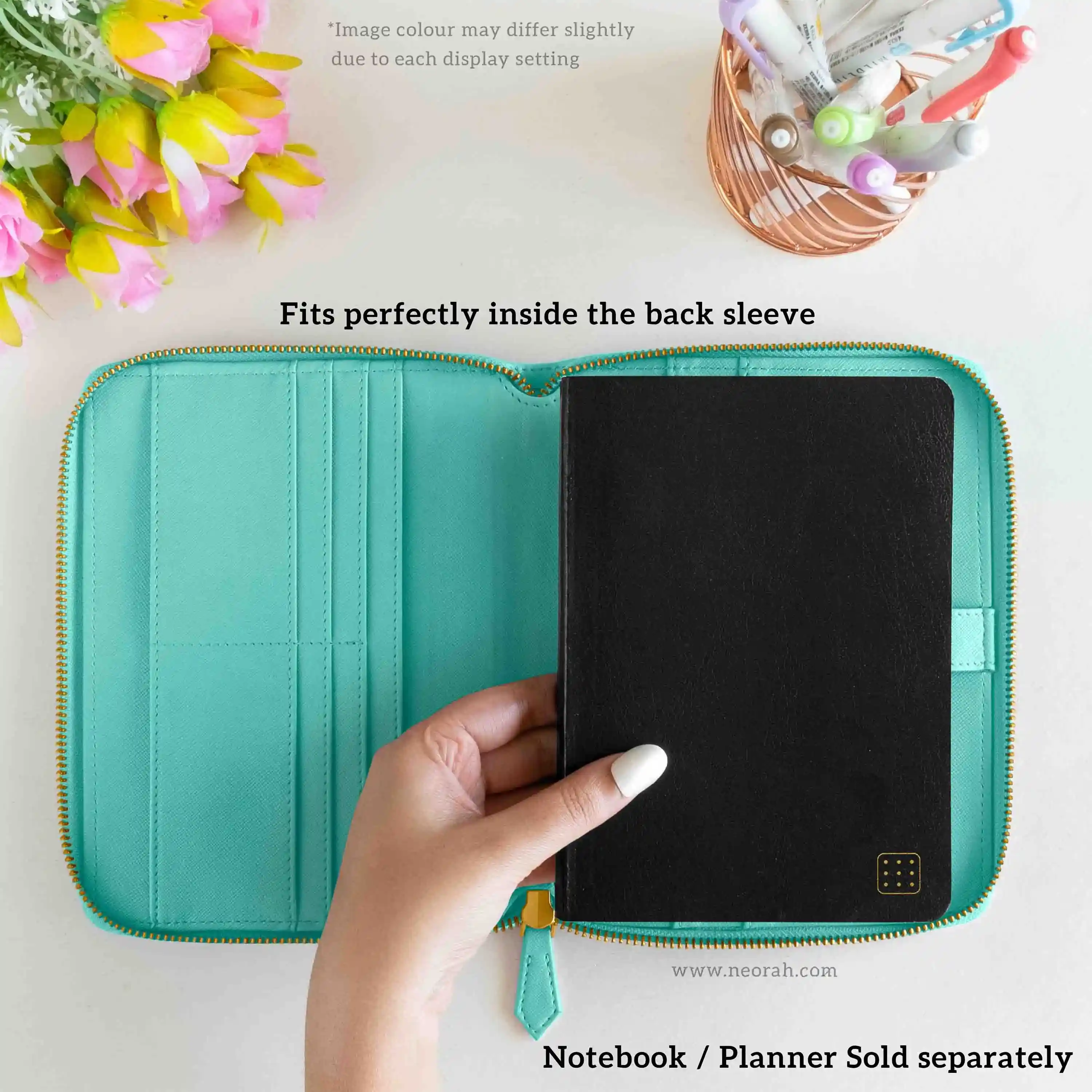 B6 - REFILLABLE QUILTED ORGANISER SLEEVE - ZIP - Image 107