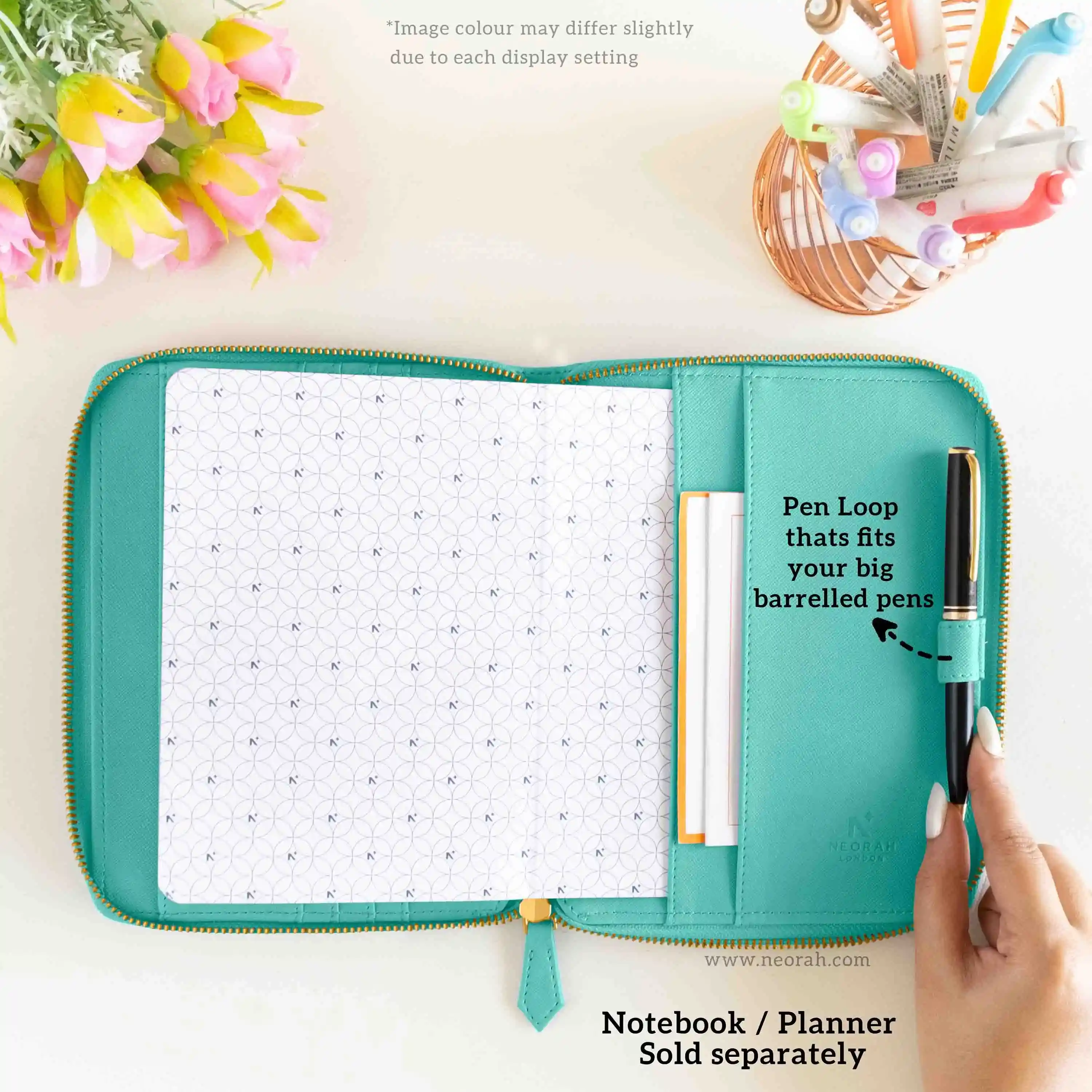 B6 - REFILLABLE QUILTED ORGANISER SLEEVE - ZIP - Image 112