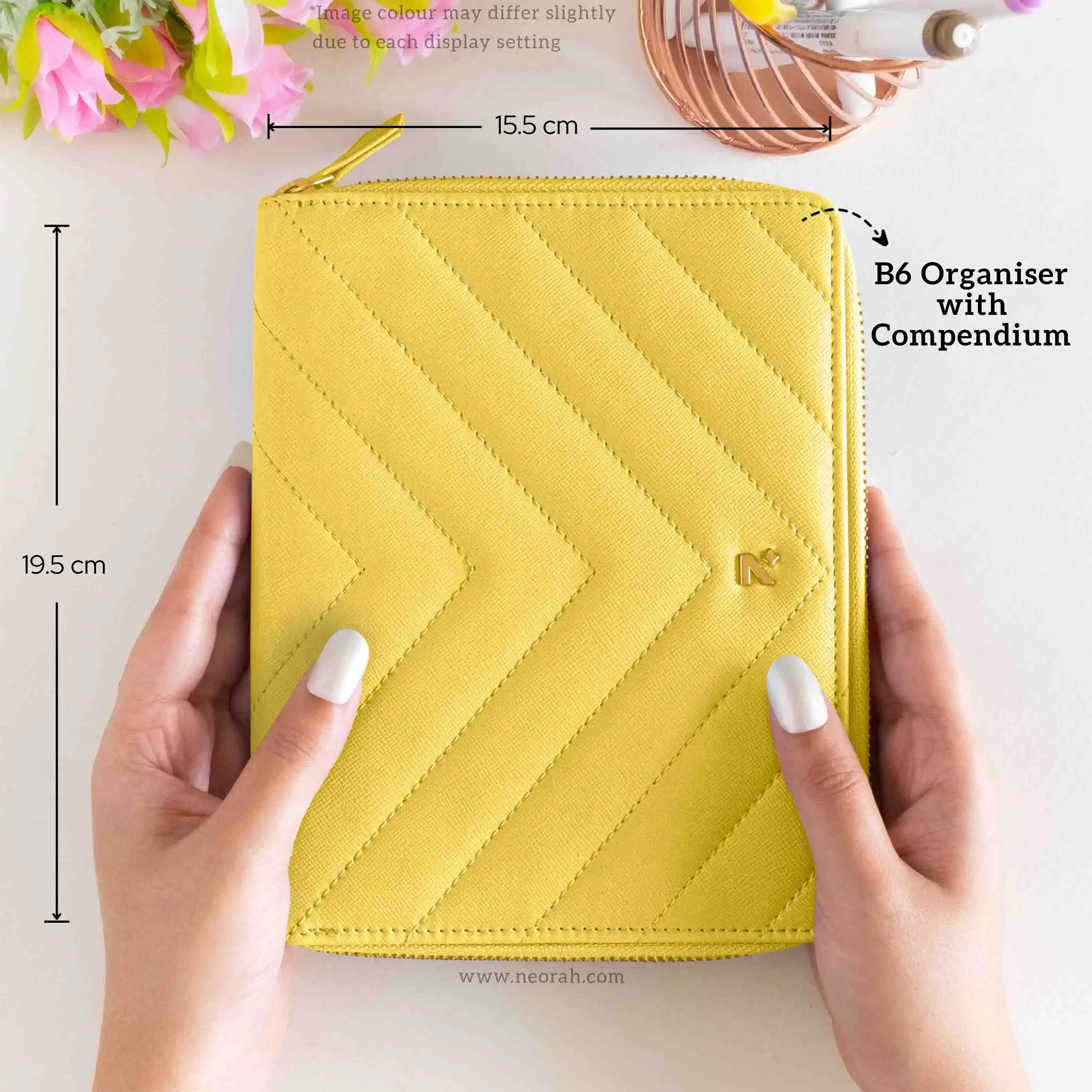 B6 - REFILLABLE QUILTED ORGANISER SLEEVE - ZIP - Image 113
