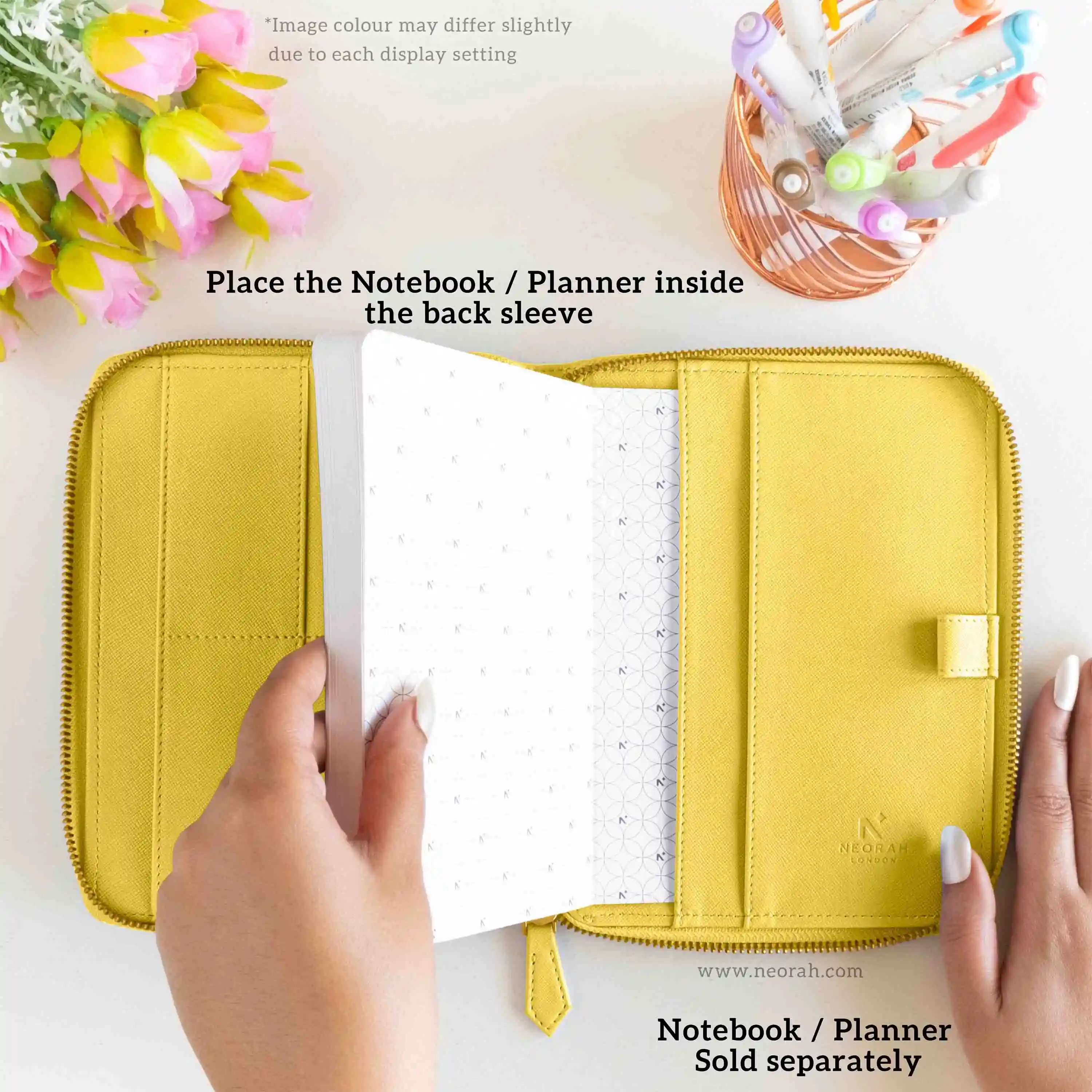 B6 - REFILLABLE QUILTED ORGANISER SLEEVE - ZIP - Image 117