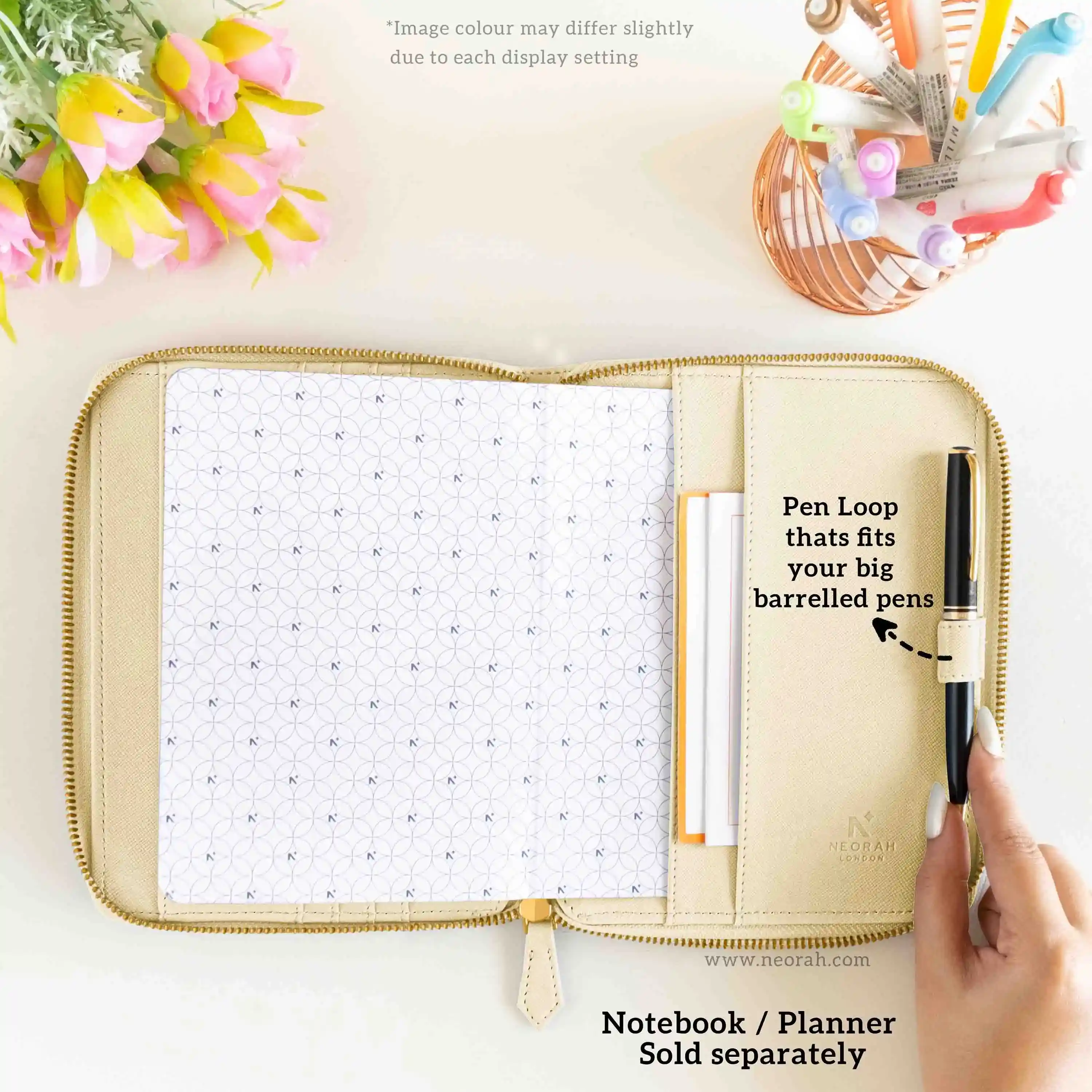 B6 - REFILLABLE QUILTED ORGANISER SLEEVE - ZIP - Image 17