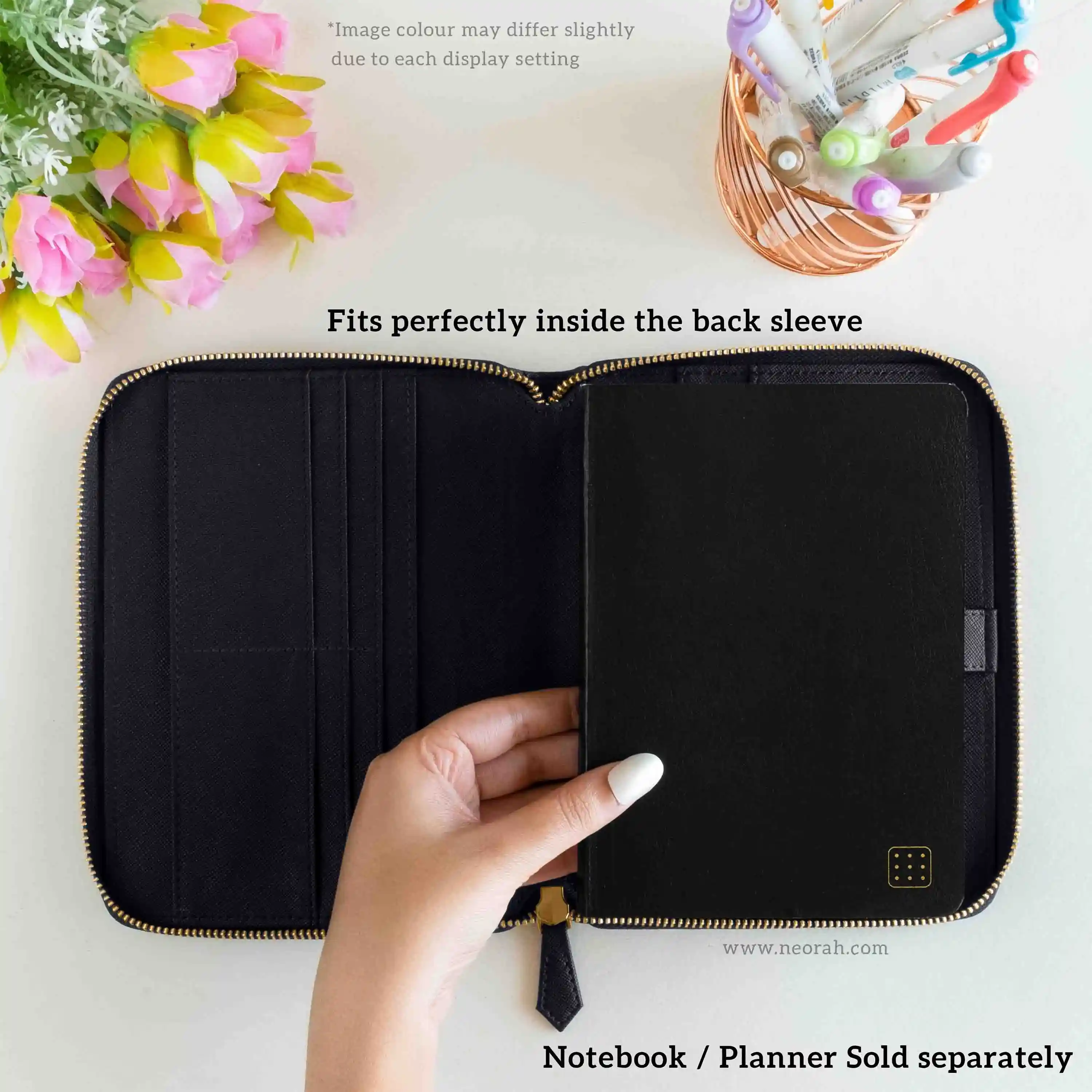 B6 - REFILLABLE QUILTED ORGANISER SLEEVE - ZIP - Image 20