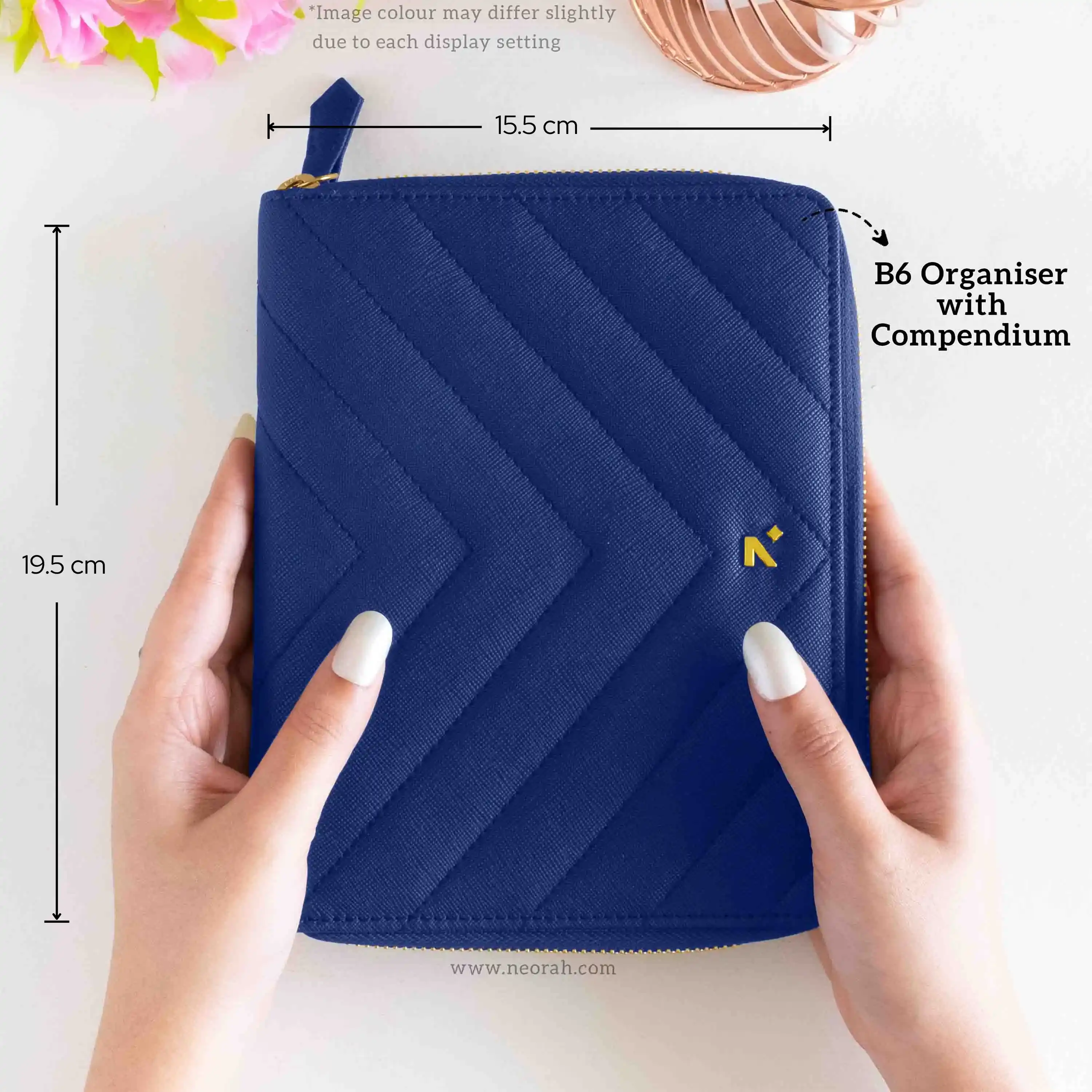 B6 - REFILLABLE QUILTED ORGANISER SLEEVE - ZIP - Image 39