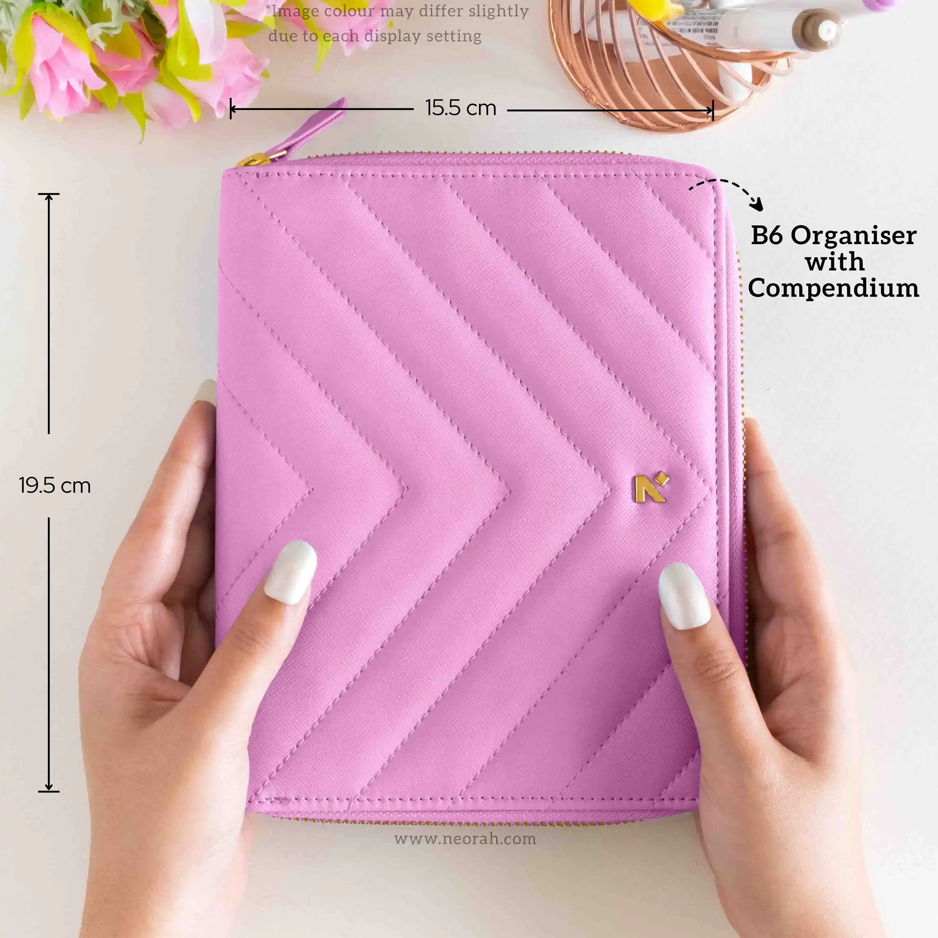 B6 - REFILLABLE QUILTED ORGANISER SLEEVE - ZIP - Image 47