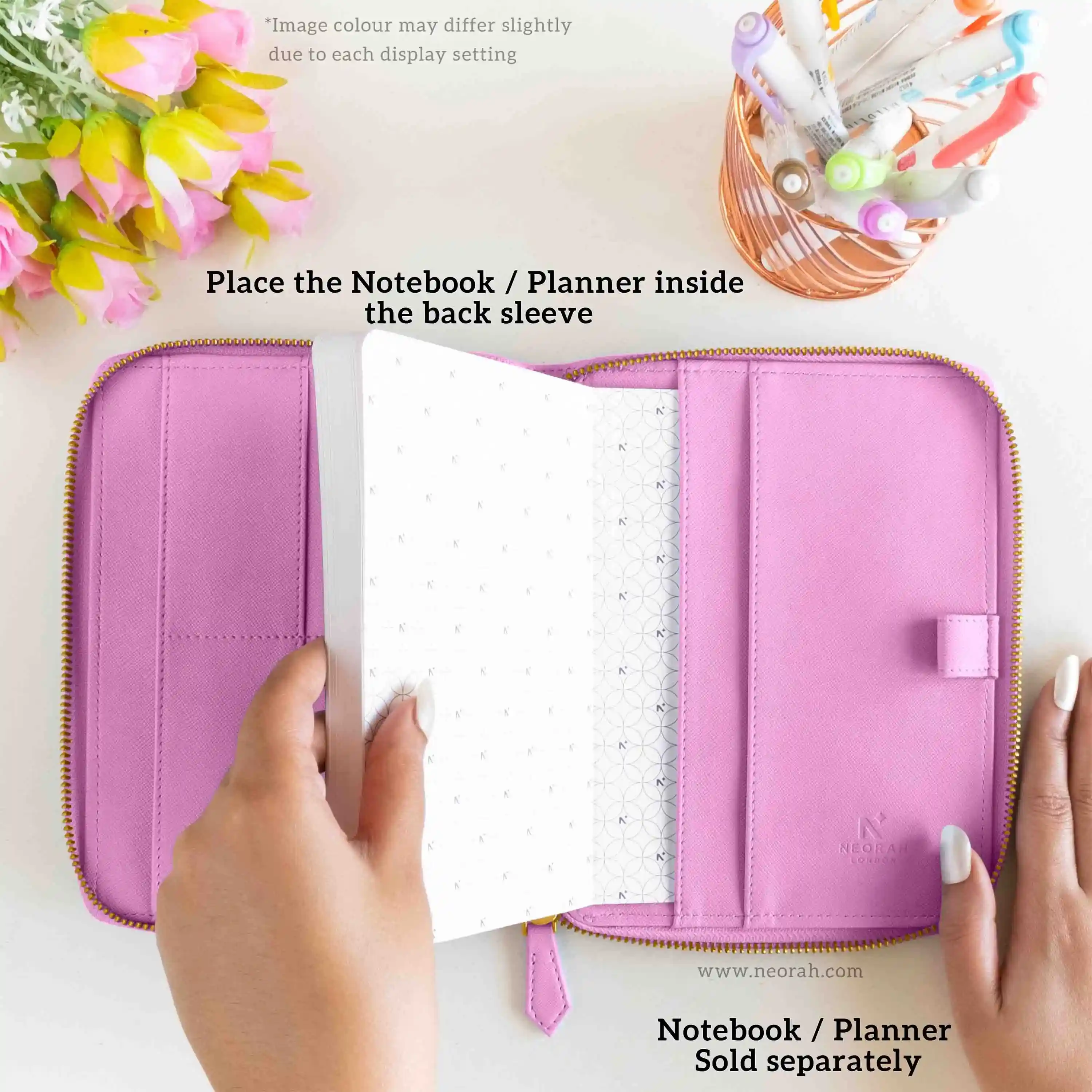 B6 - REFILLABLE QUILTED ORGANISER SLEEVE - ZIP - Image 50